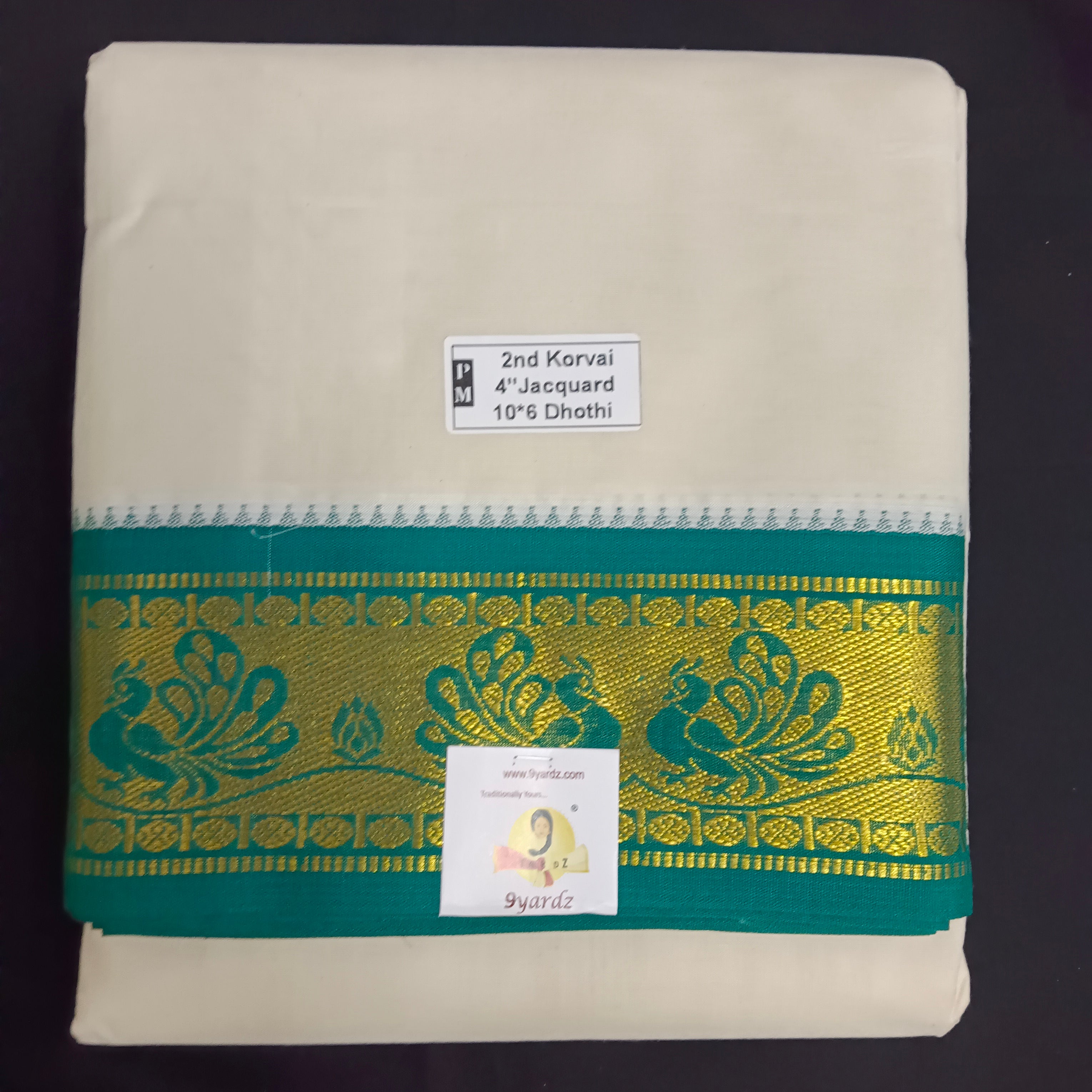 Pure cotton Muhurtham dhoti 10*6