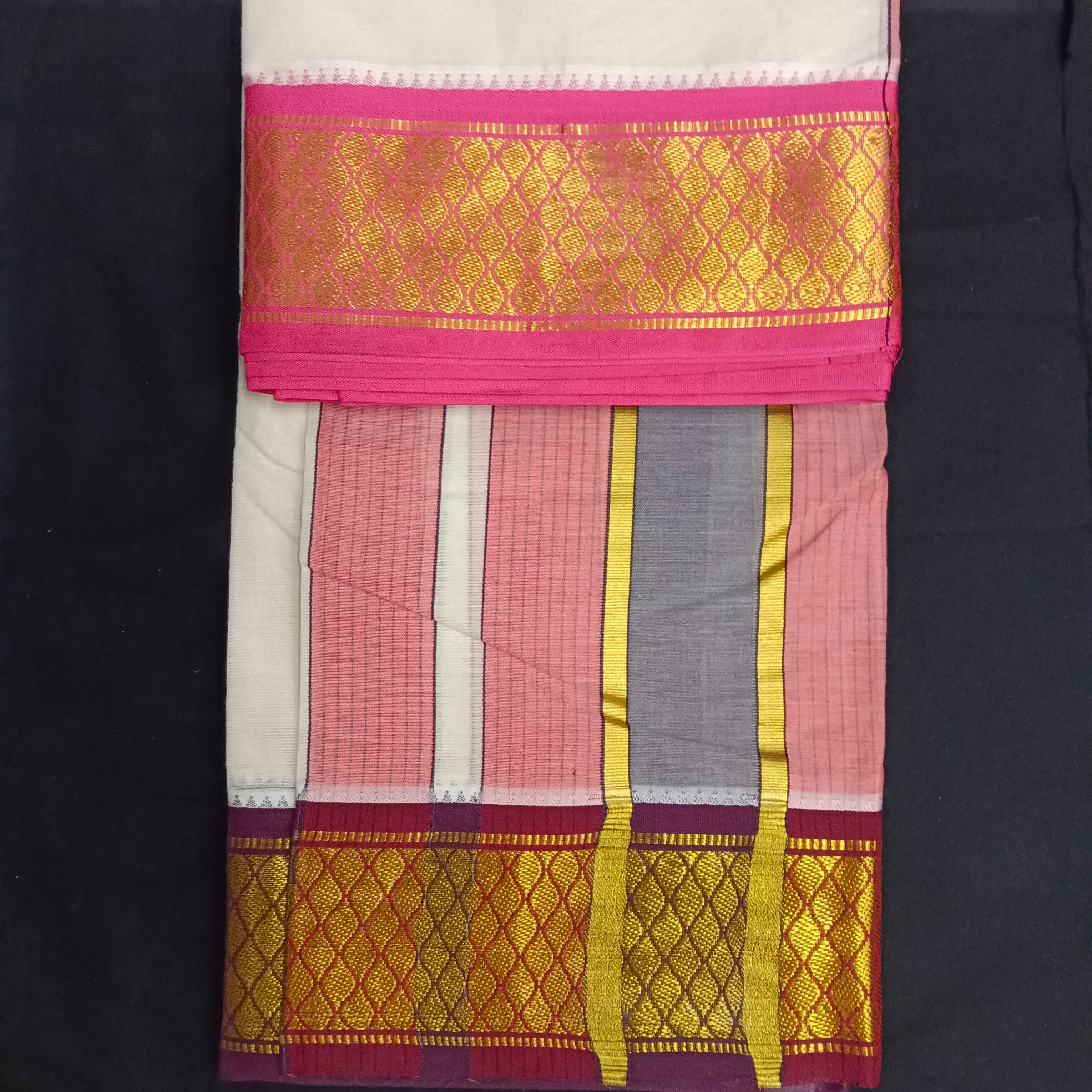Pure cotton Muhurtham dhoti 10*6