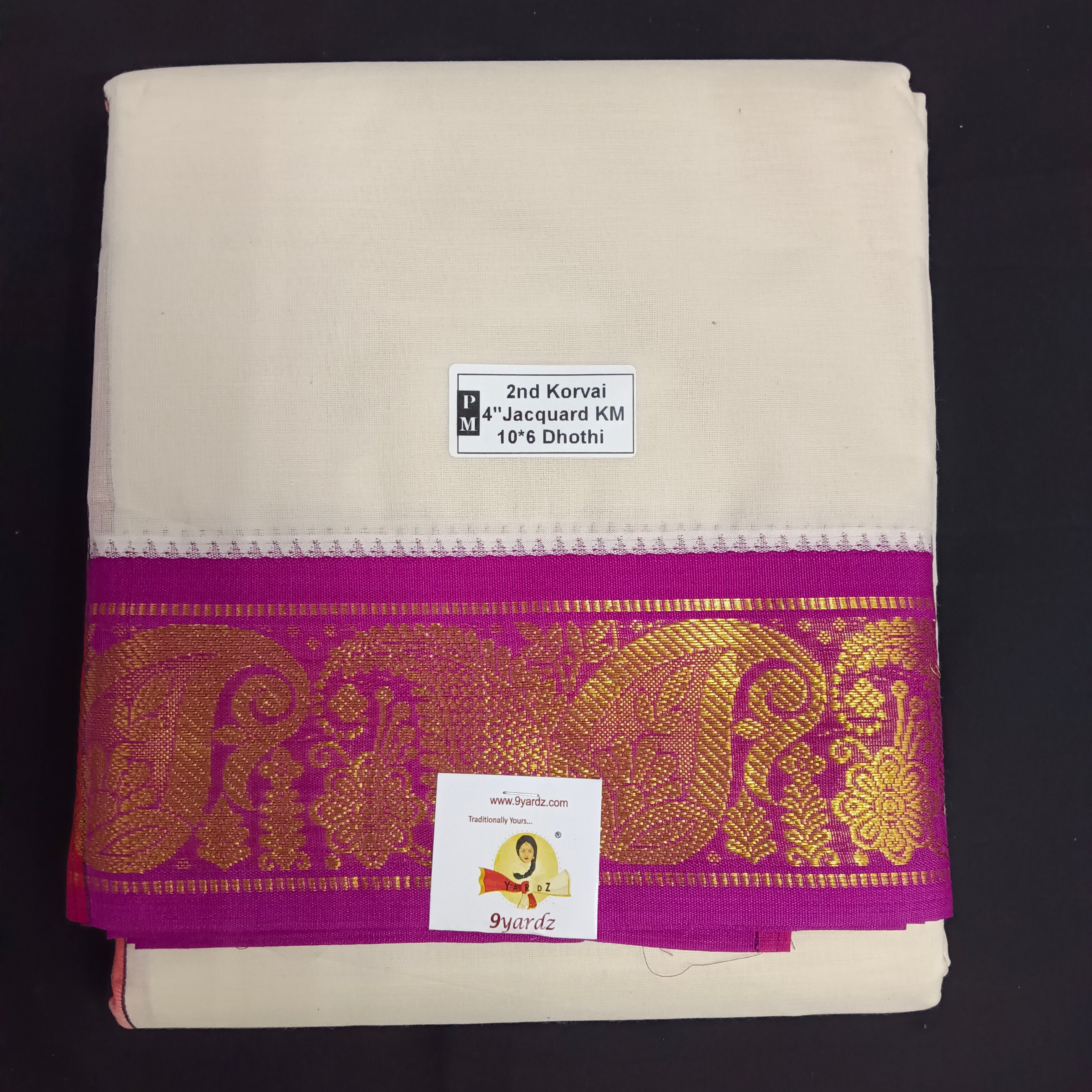 Pure cotton Muhurtham dhoti 10*6