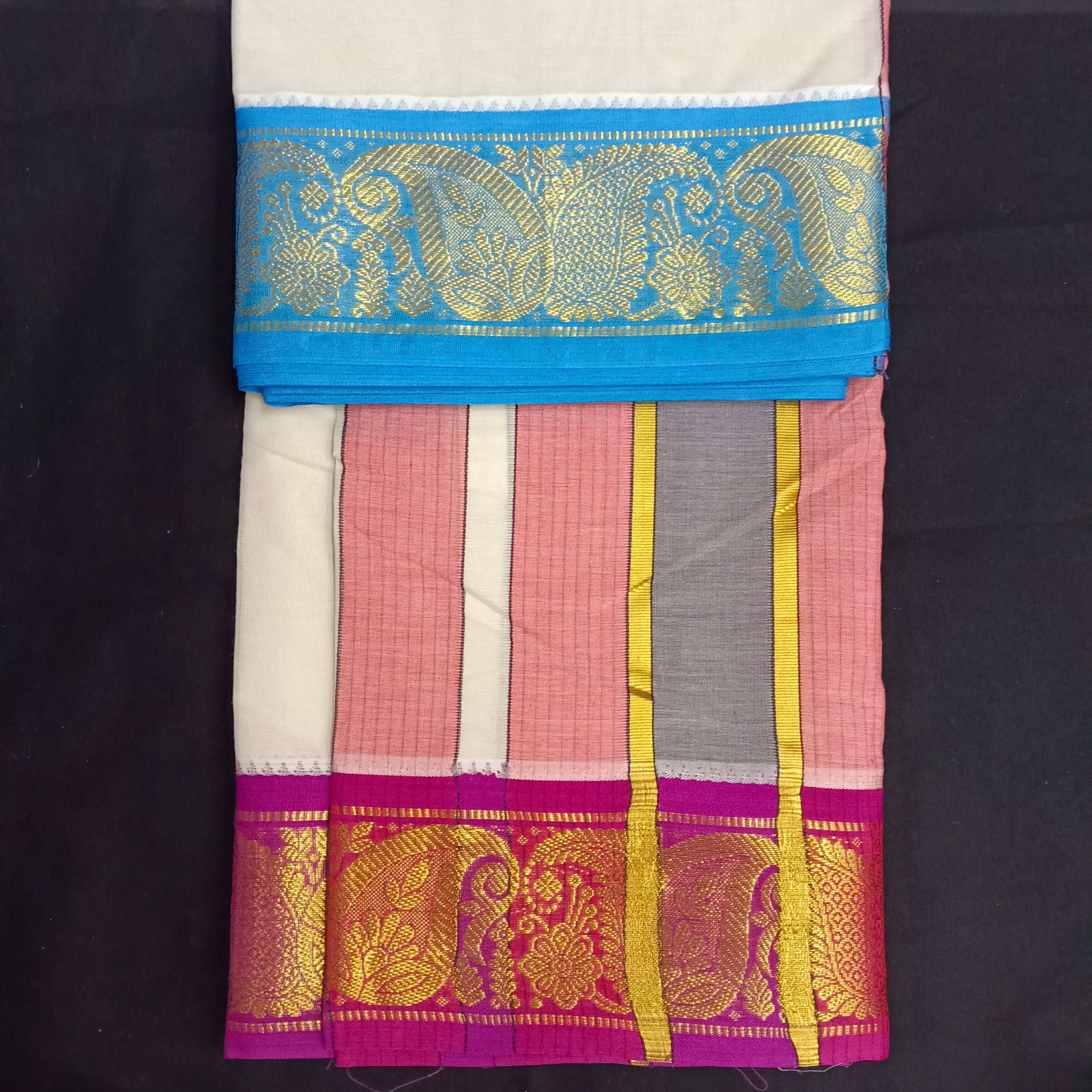 Pure cotton Muhurtham dhoti 10*6