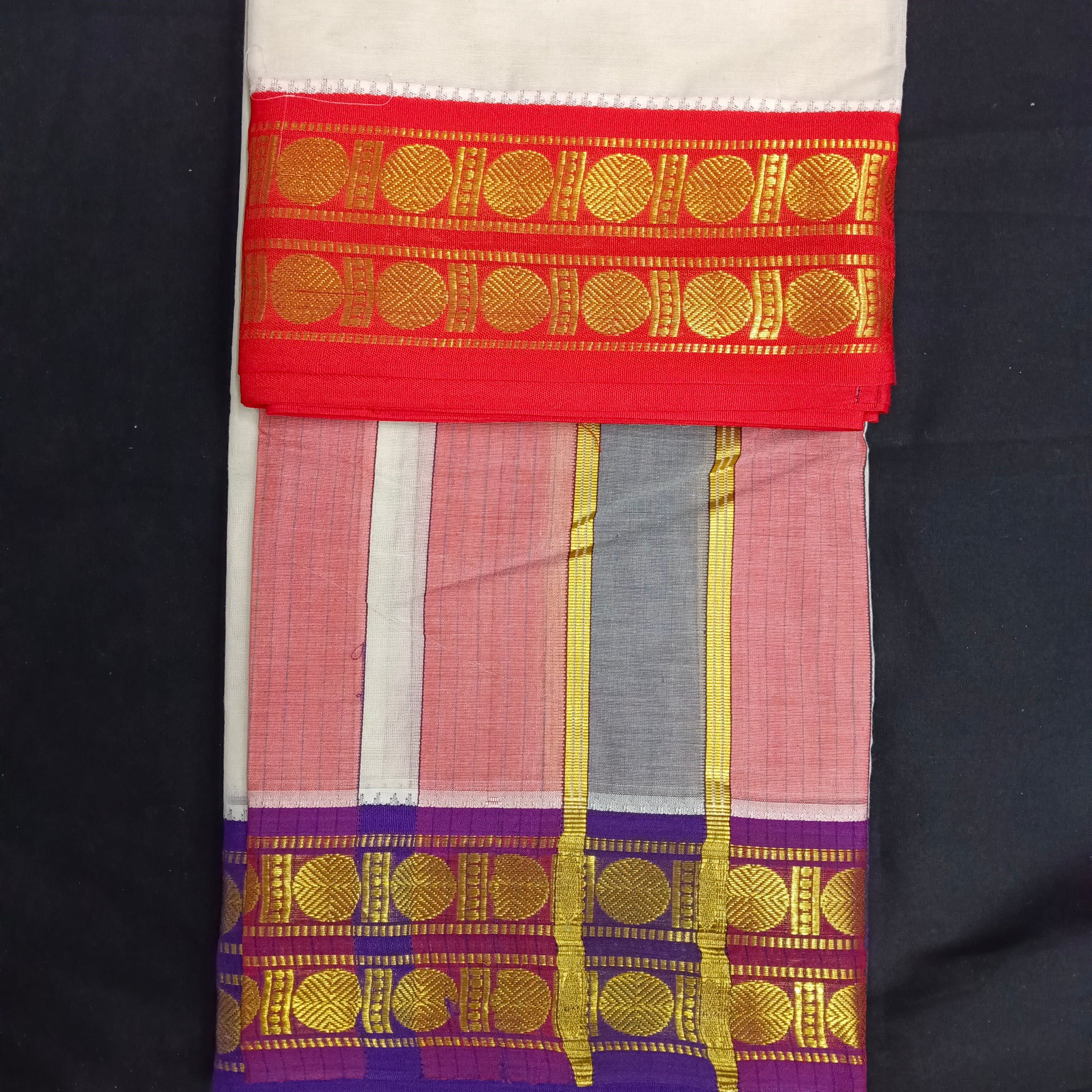 Pure cotton Muhurtham dhoti 10*6