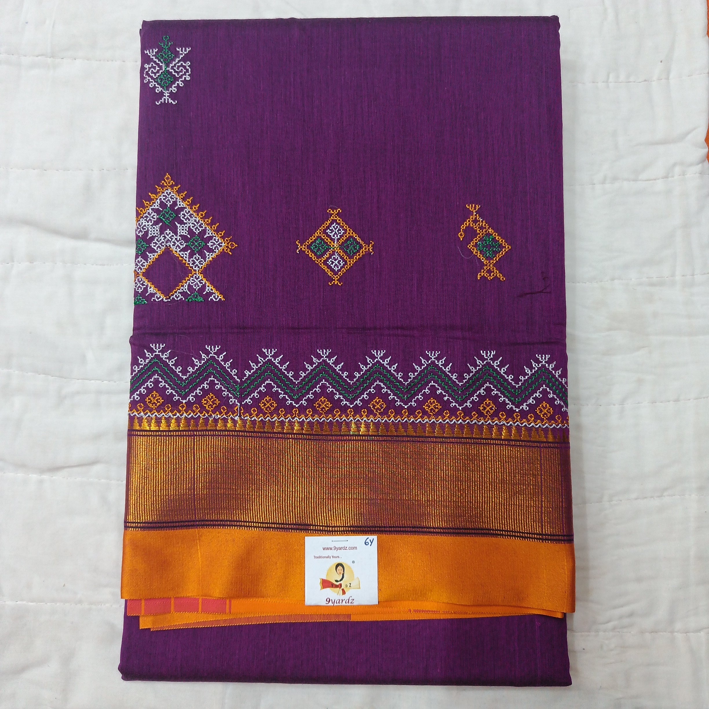 Ikkal kasuthi work sarees 6yardz