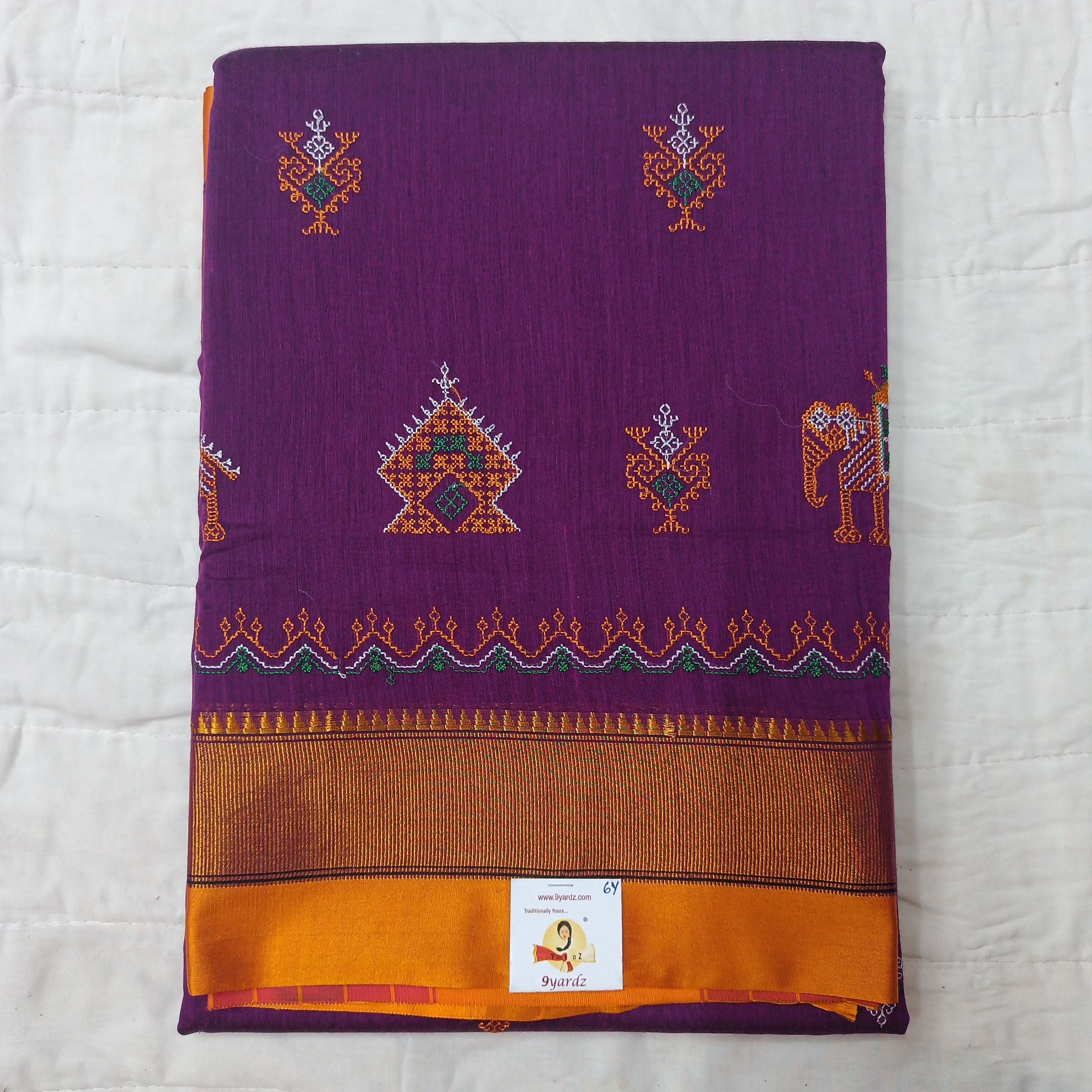 Ikkal kasuthi work sarees 6yardz