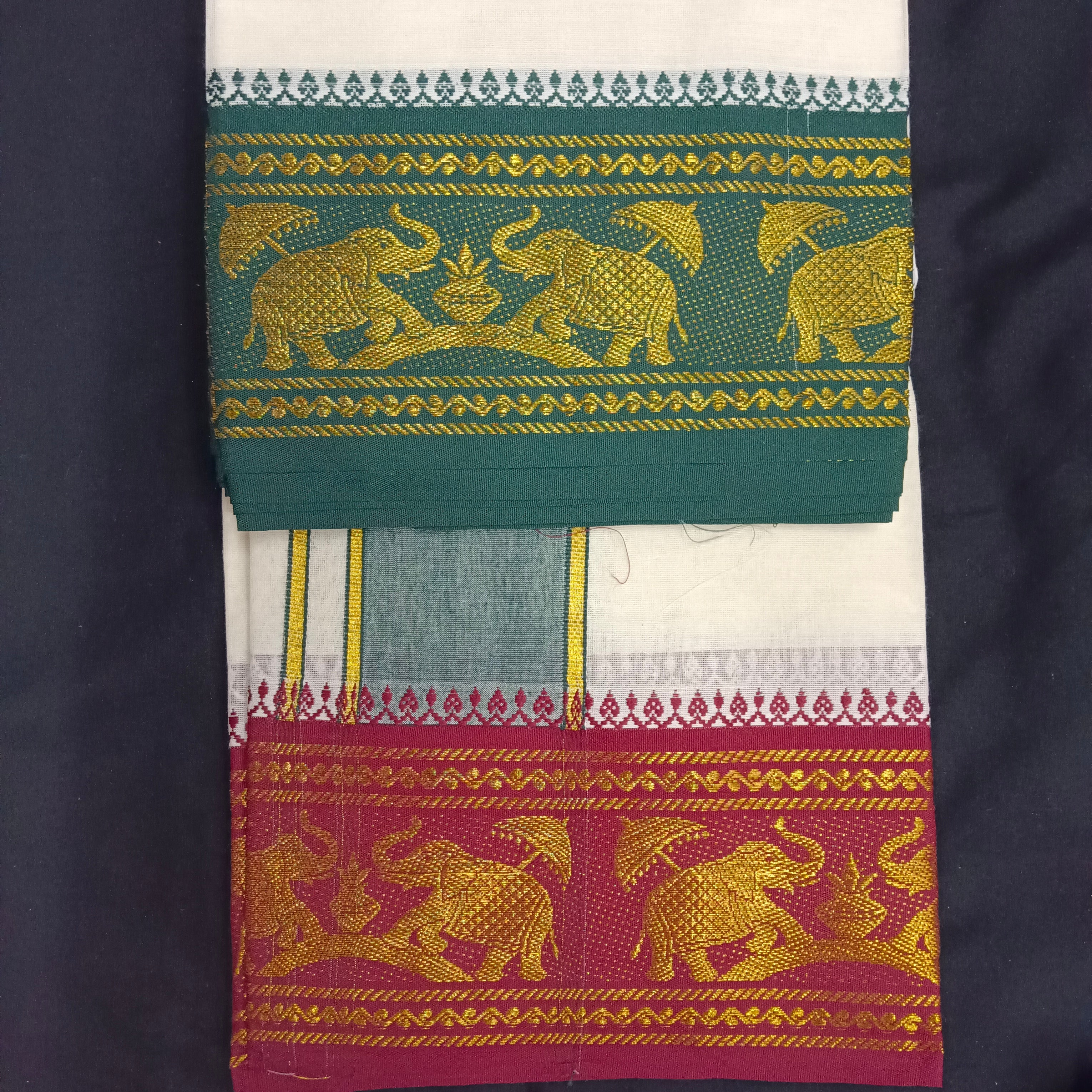 Cotton Dhothi Jacquard 9*5