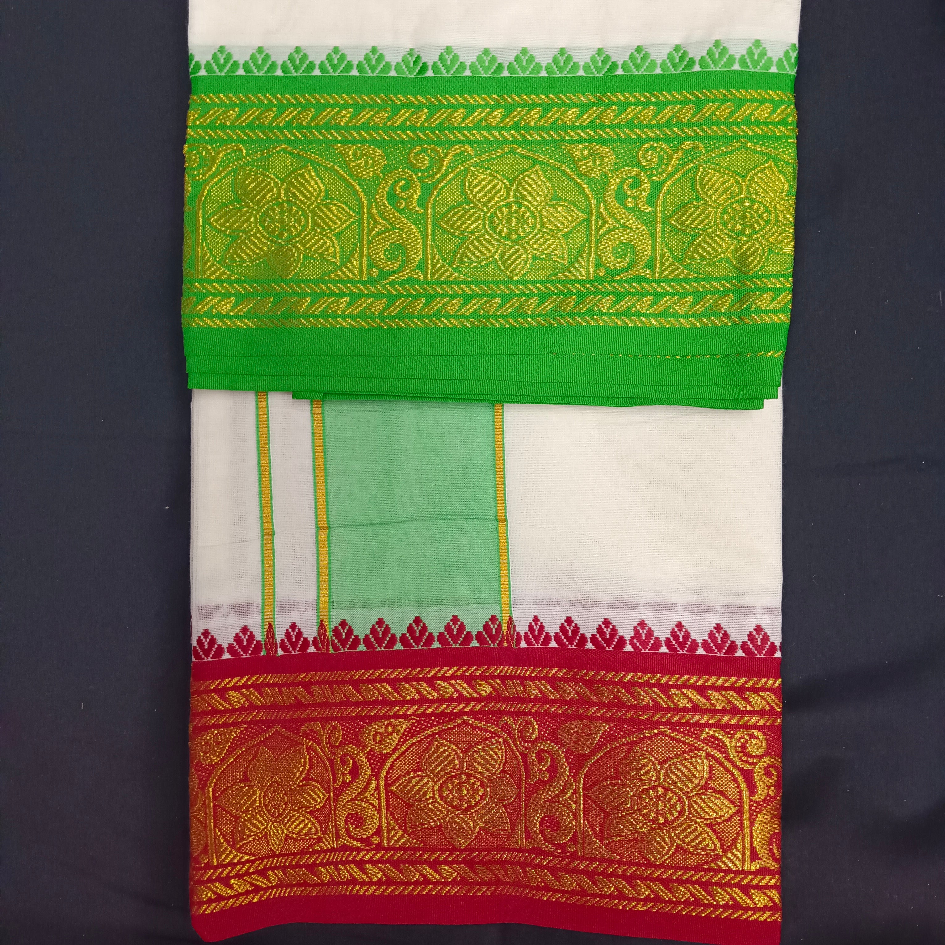 Cotton Dhothi Jacquard 9*5