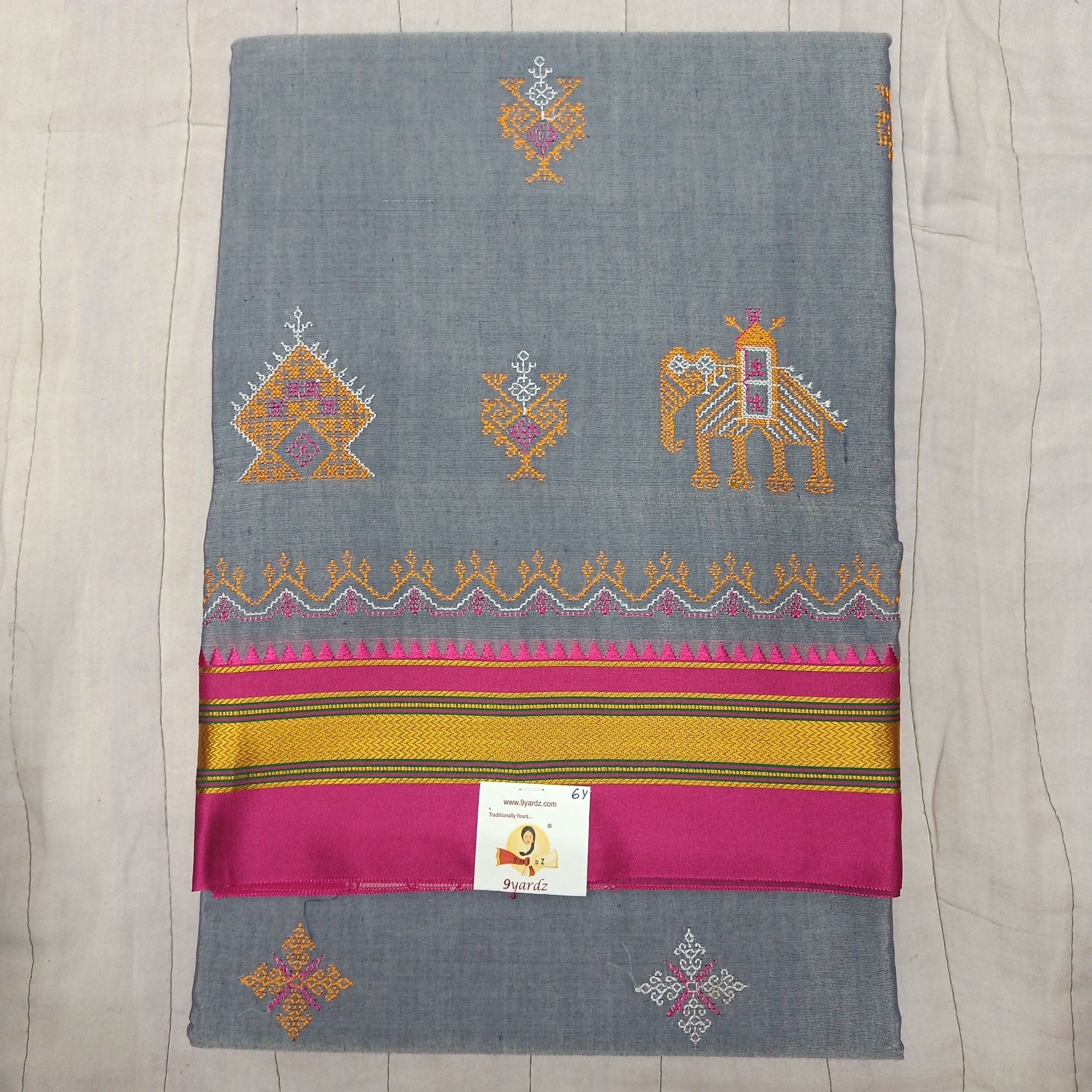 Ikkal kasuthi work sarees 6yardz