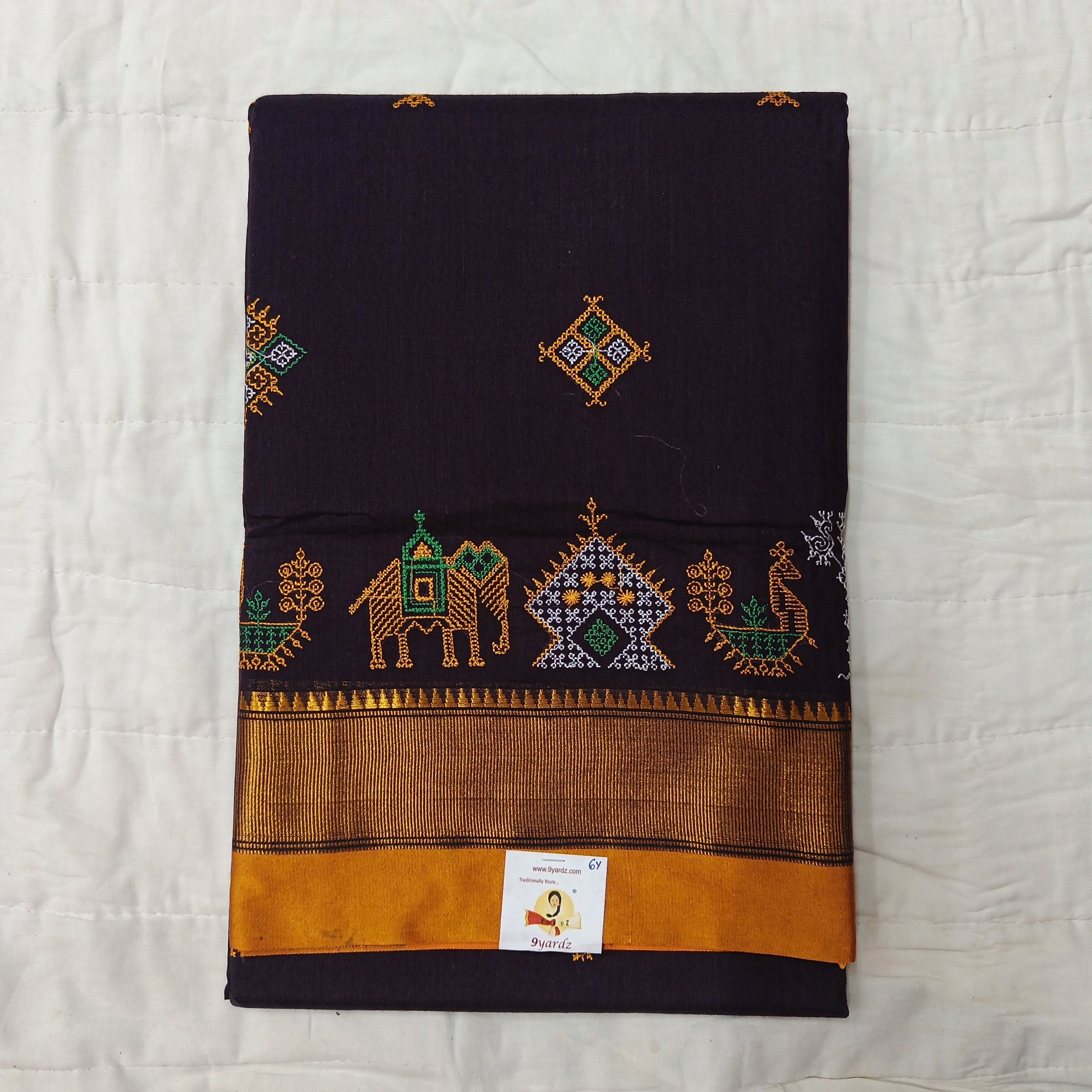 Ikkal kasuthi work sarees 6yardz