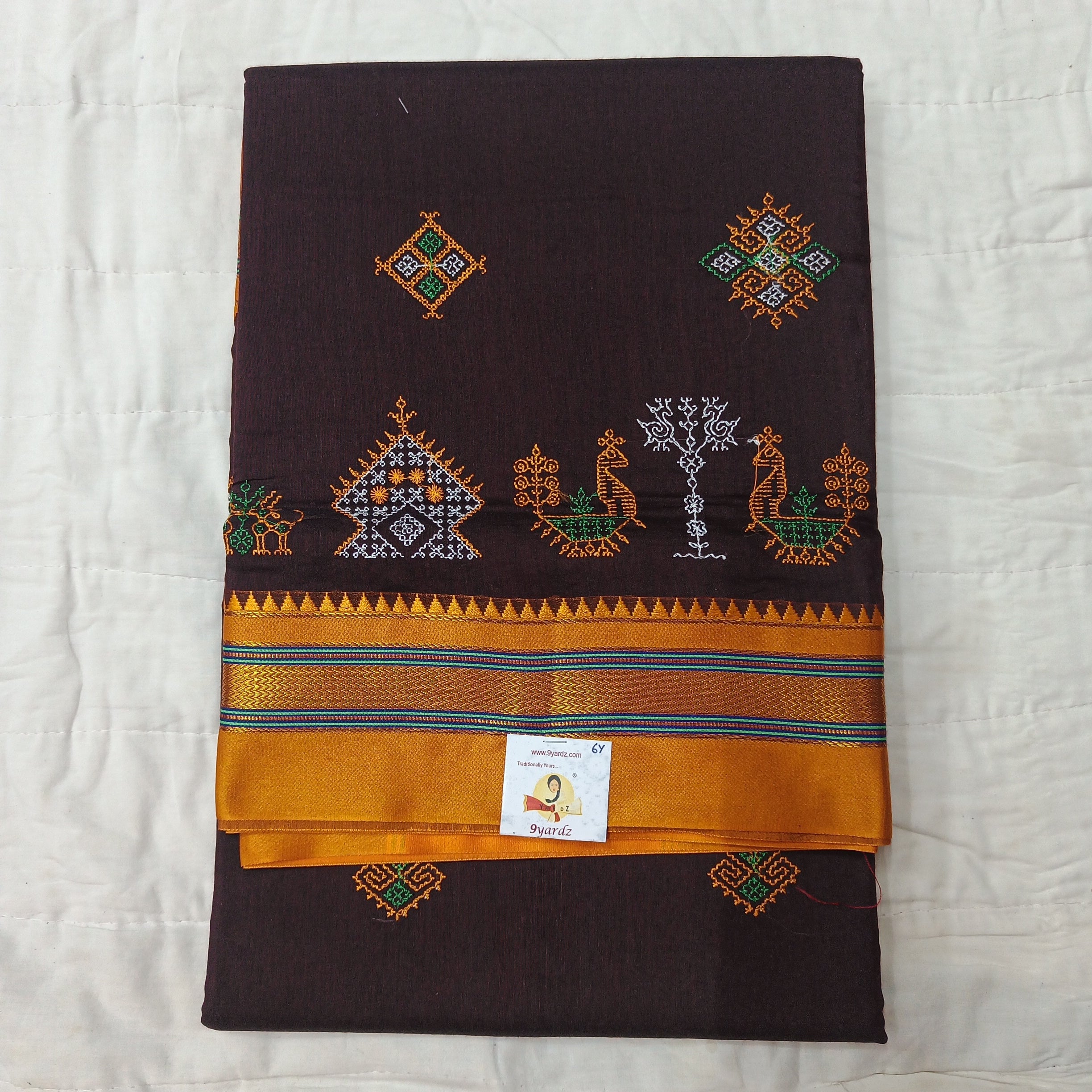 Ikkal kasuthi work sarees 6yardz