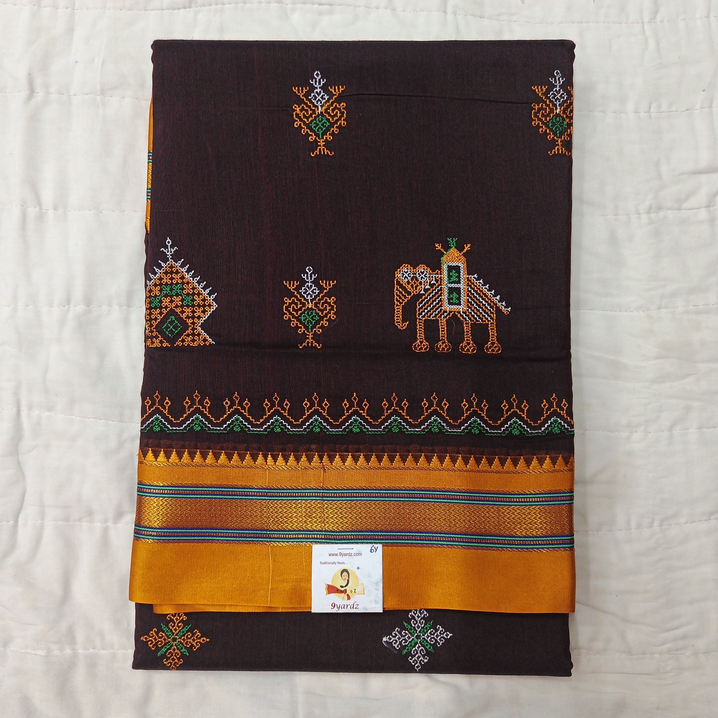 Ikkal kasuthi work sarees 6yardz