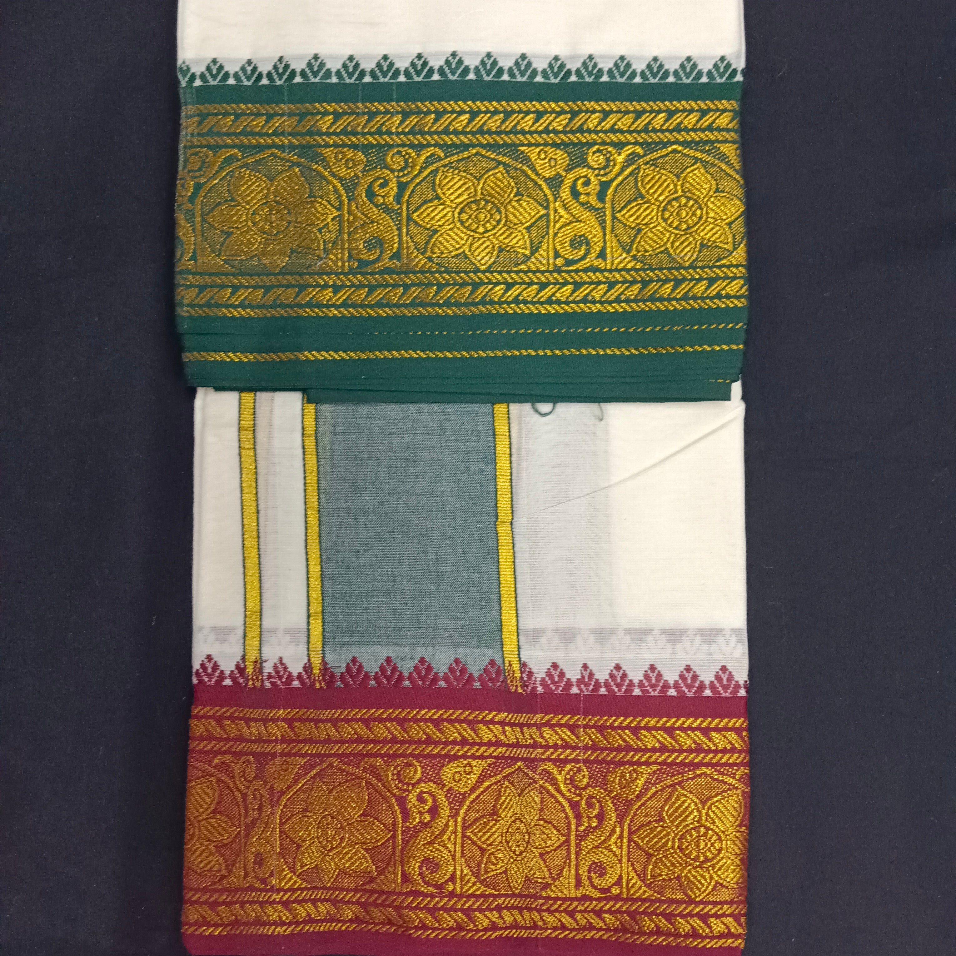 Cotton Dhothi Jacquard 9*5