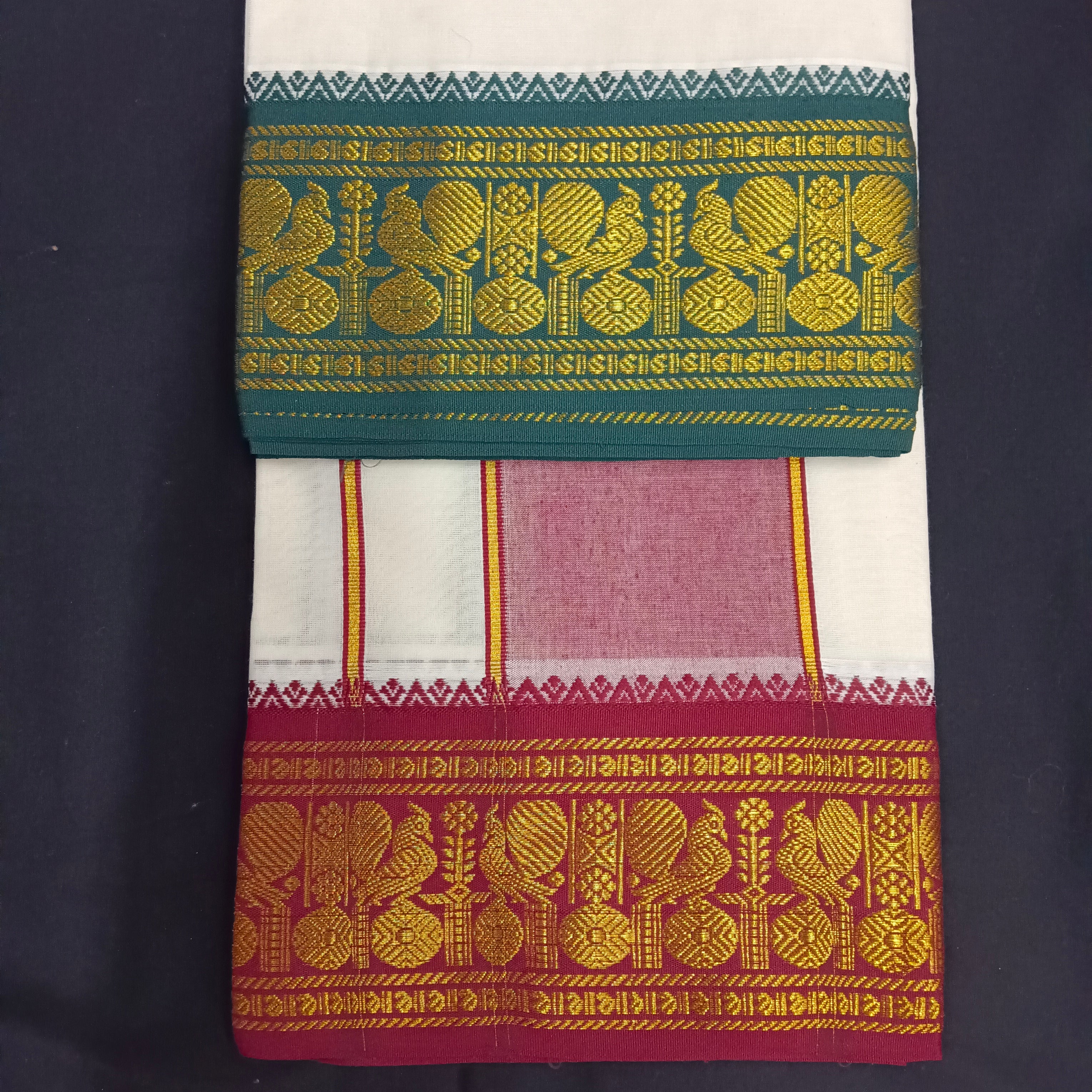 Cotton Dhothi Jacquard 9*5