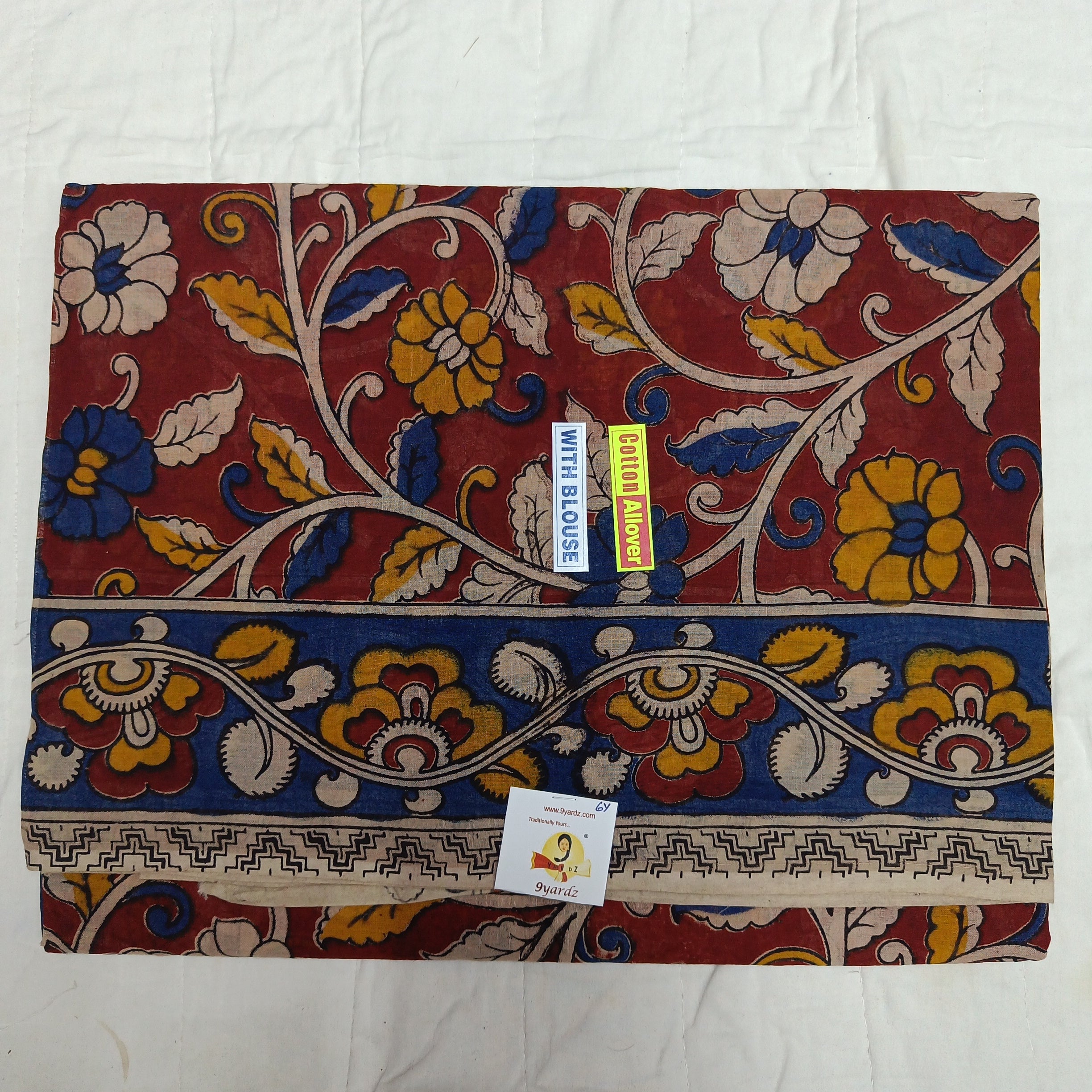 Kalamkari cotton 6yardz