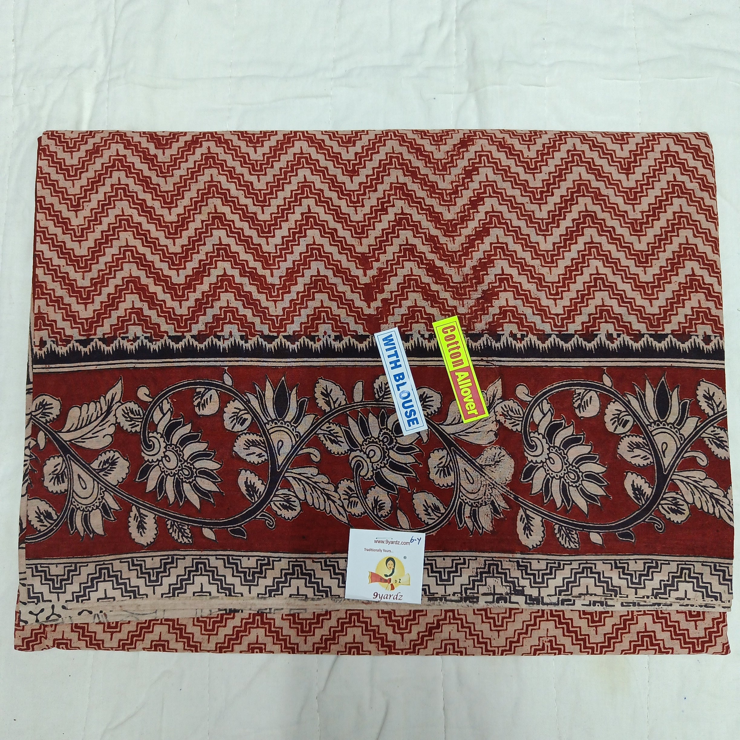 Kalamkari cotton 6yardz