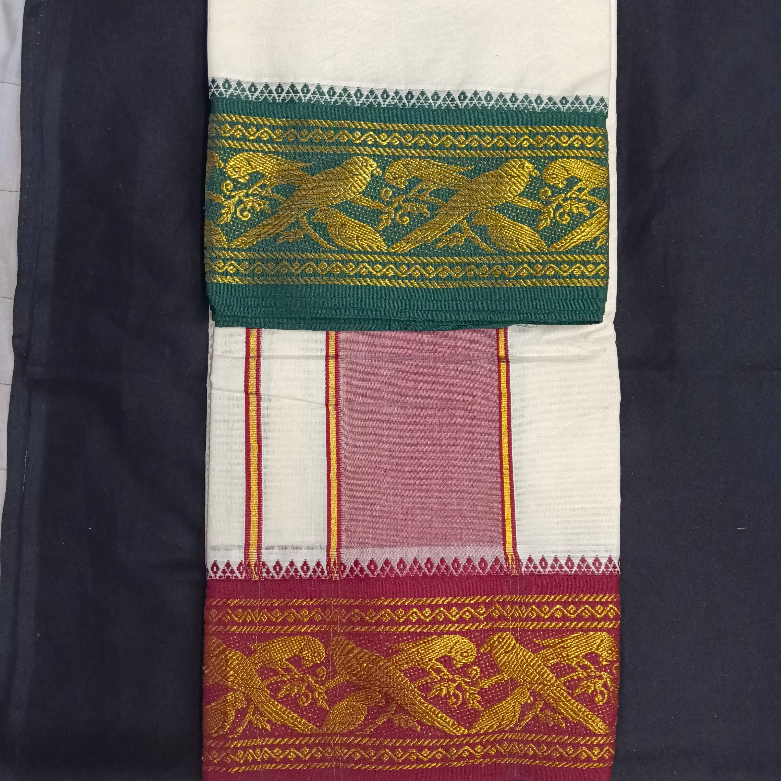 Cotton Dhothi Jacquard 9*5