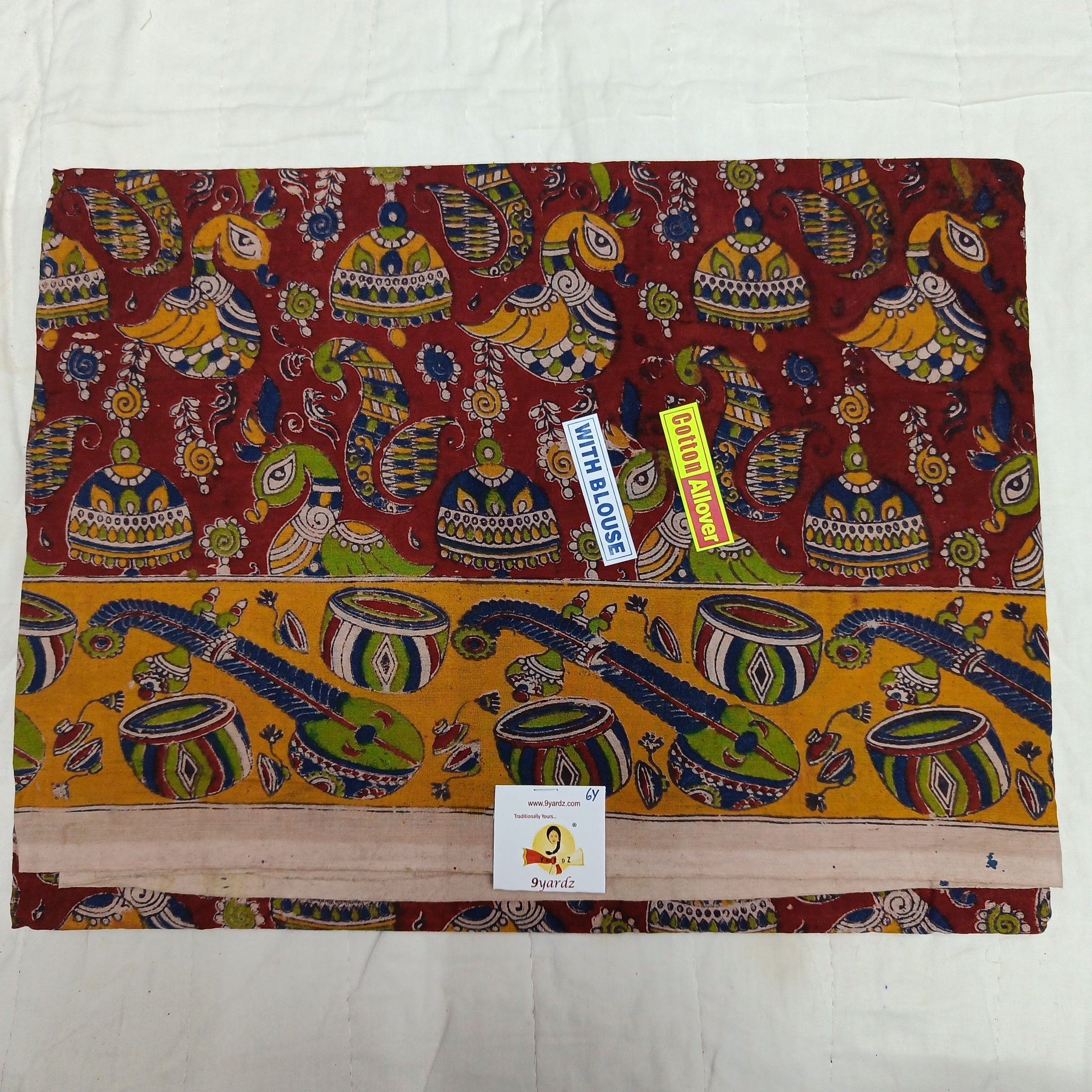 Kalamkari cotton 6yardz