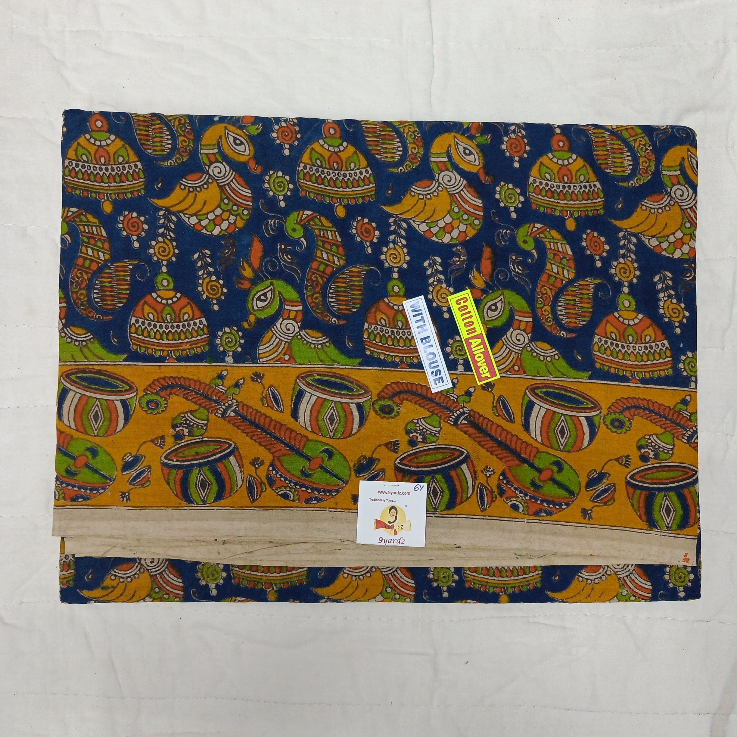 Kalamkari cotton 6yardz