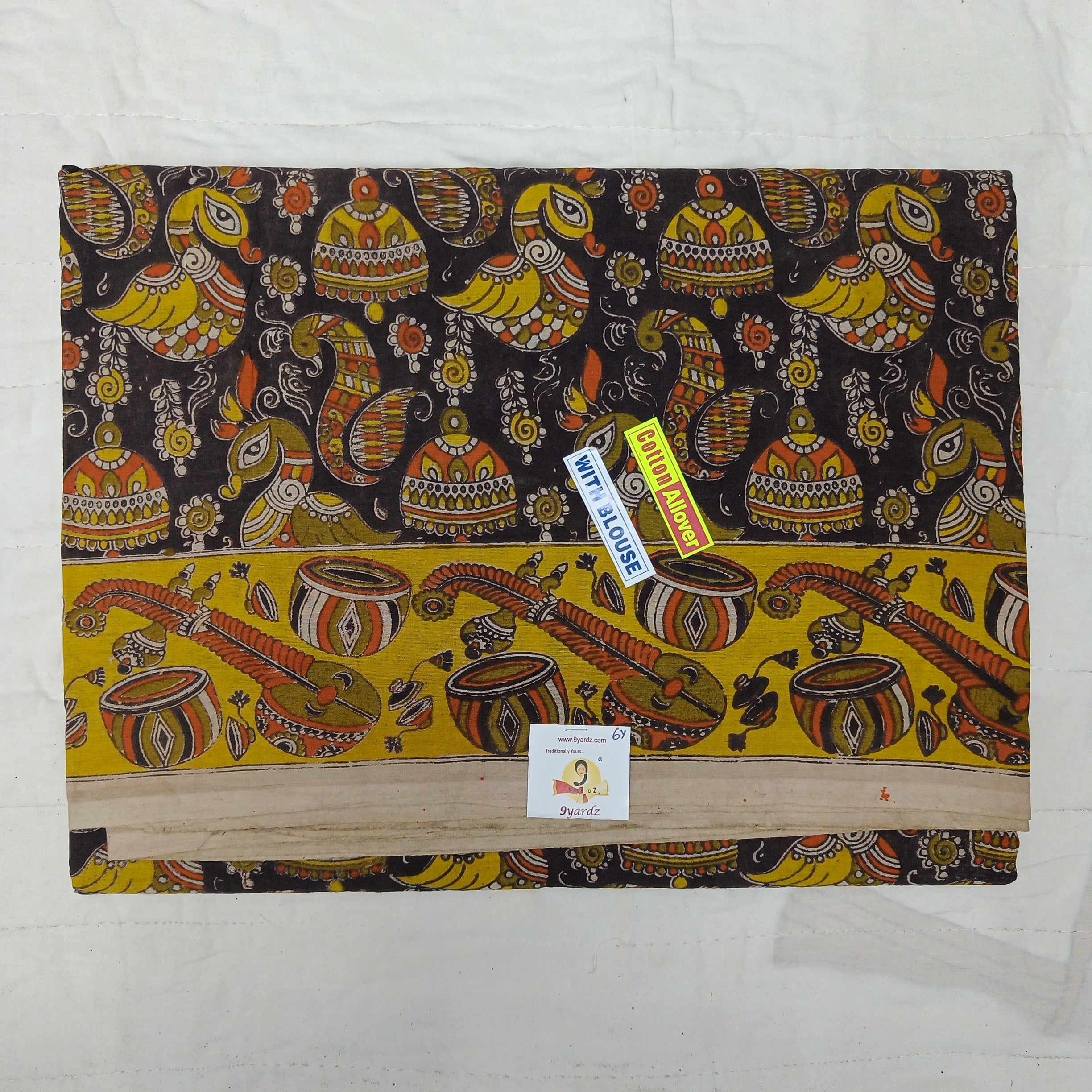 Kalamkari cotton 6yardz