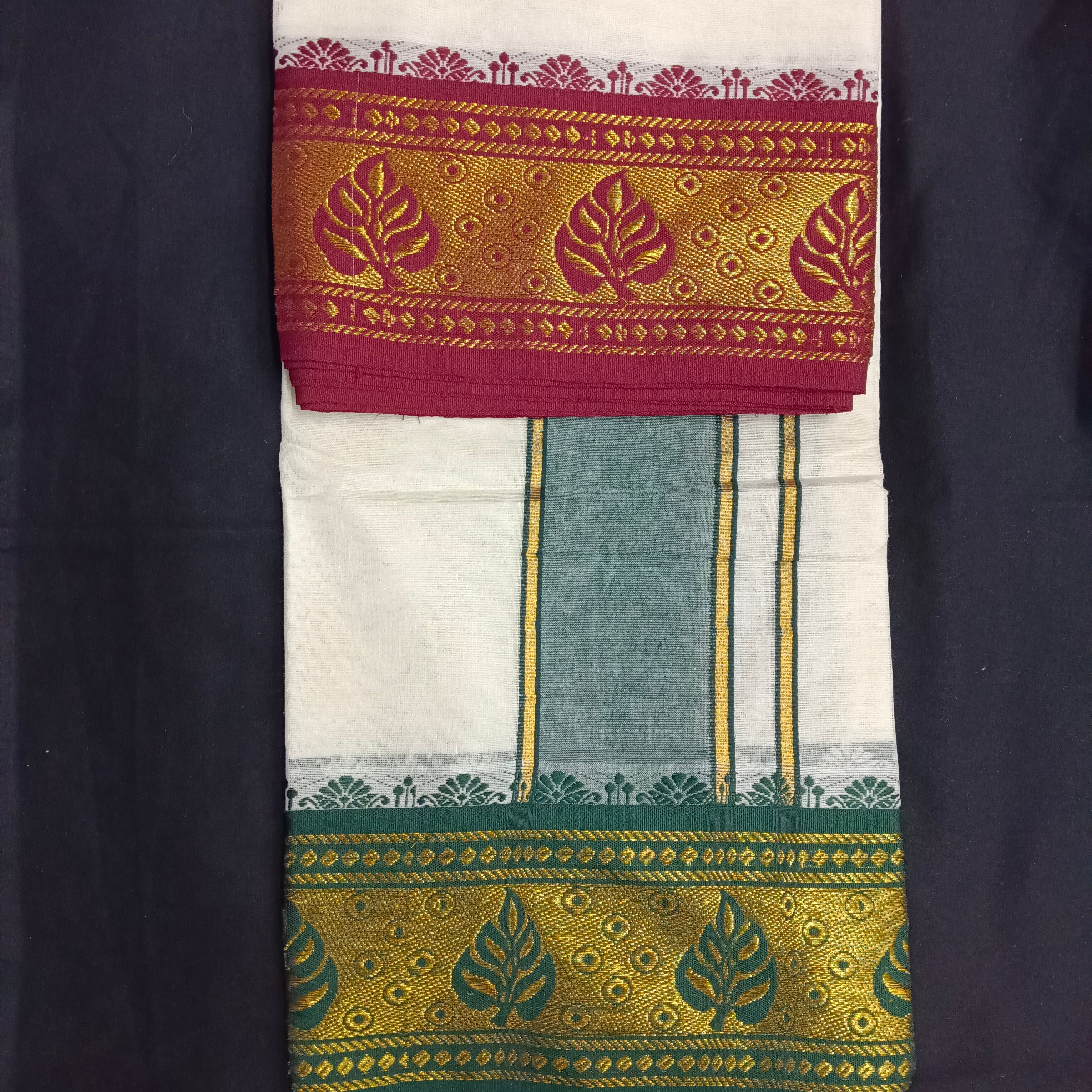 Cotton Dhothi Jacquard 9*5