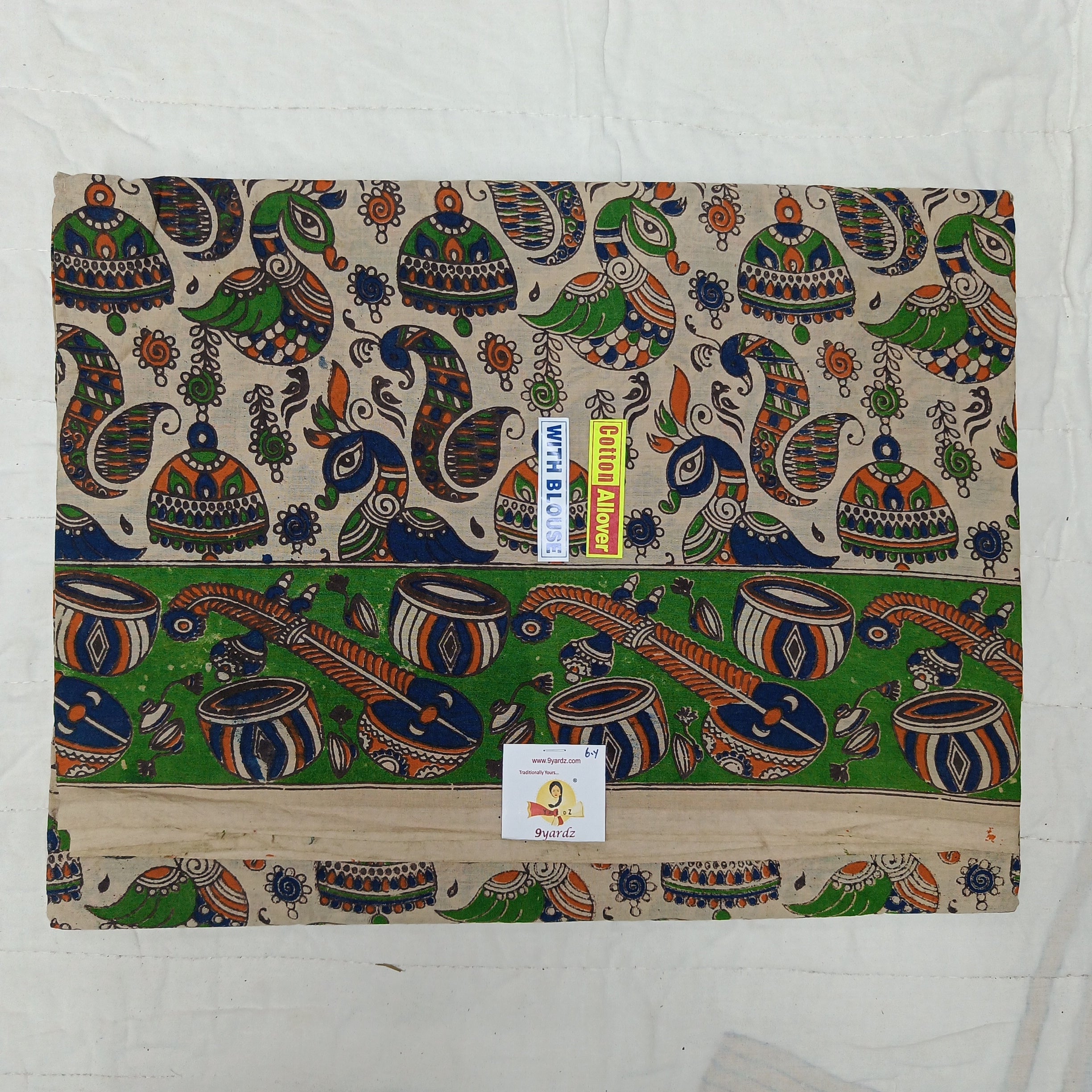 Kalamkari cotton 6yardz
