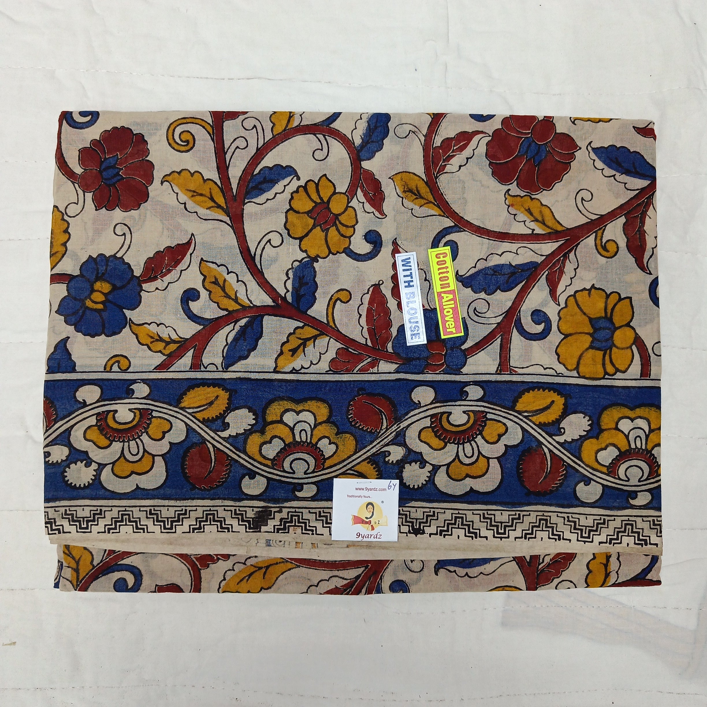 Kalamkari cotton 6yardz