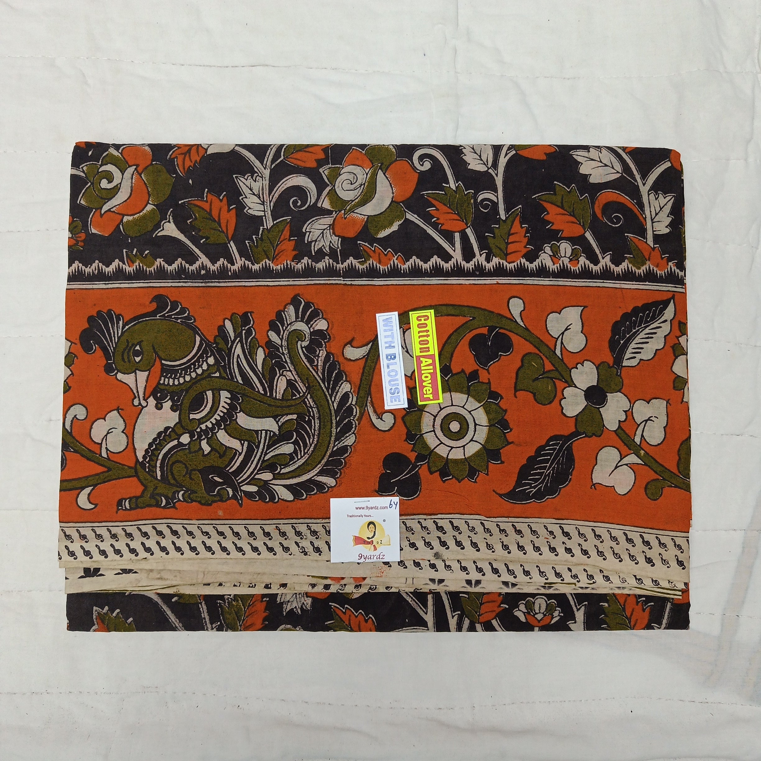 Kalamkari cotton 6yardz