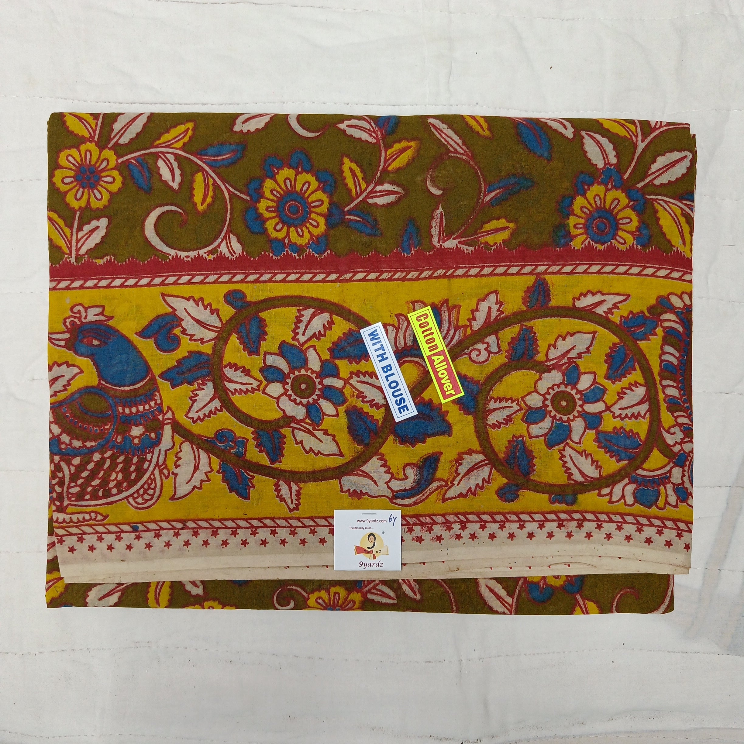 Kalamkari cotton 6yardz