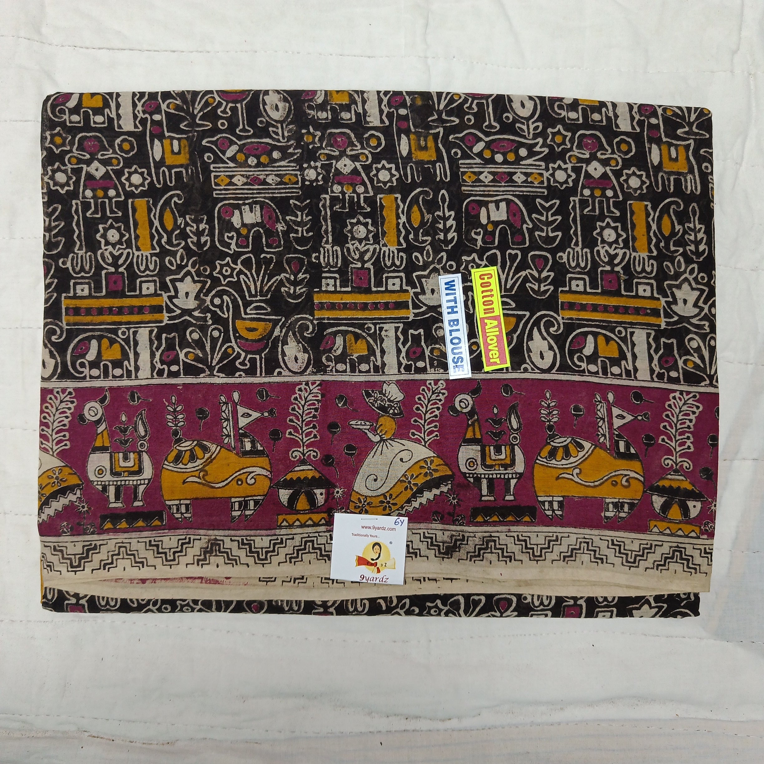 Kalamkari cotton 6yardz