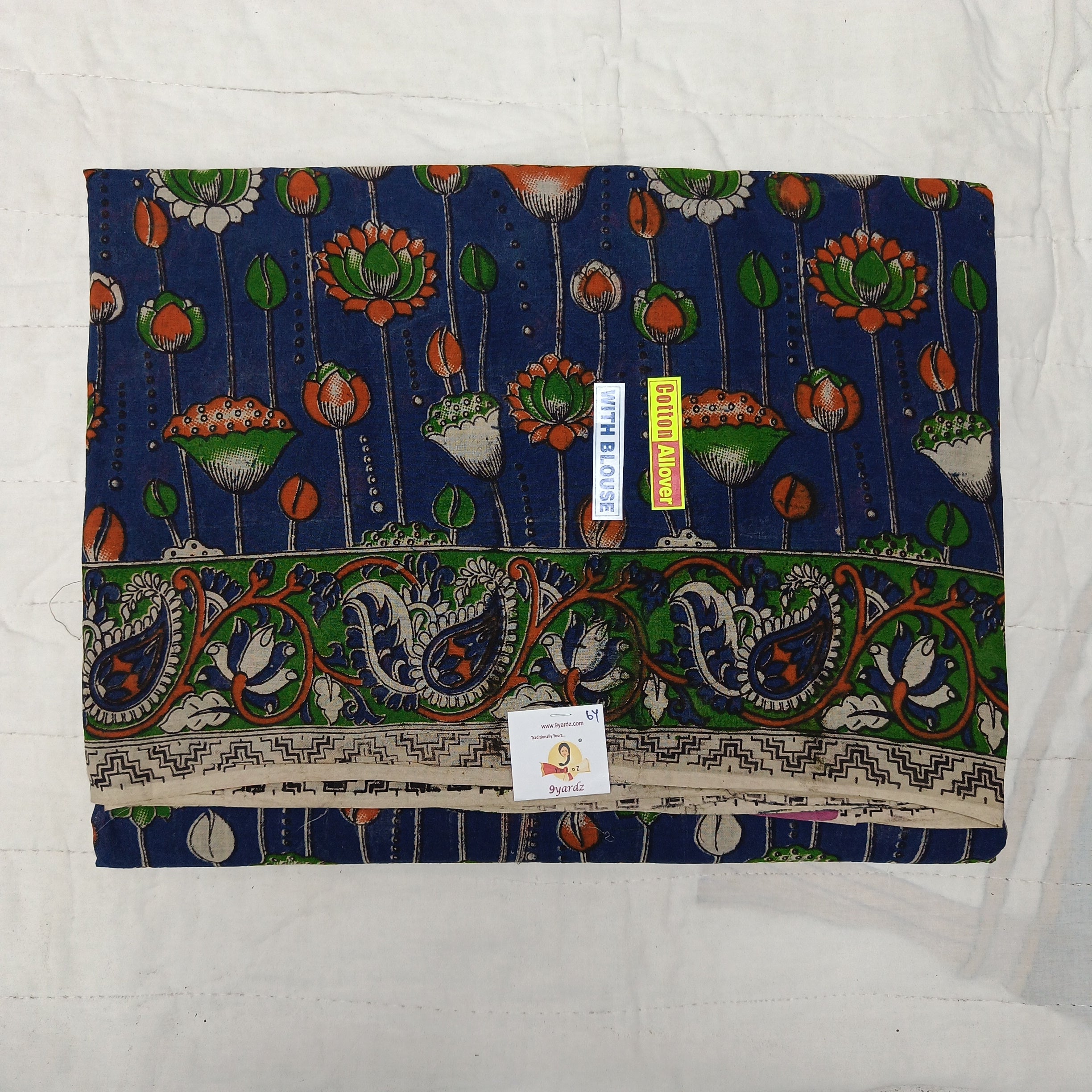 Kalamkari cotton 6yardz