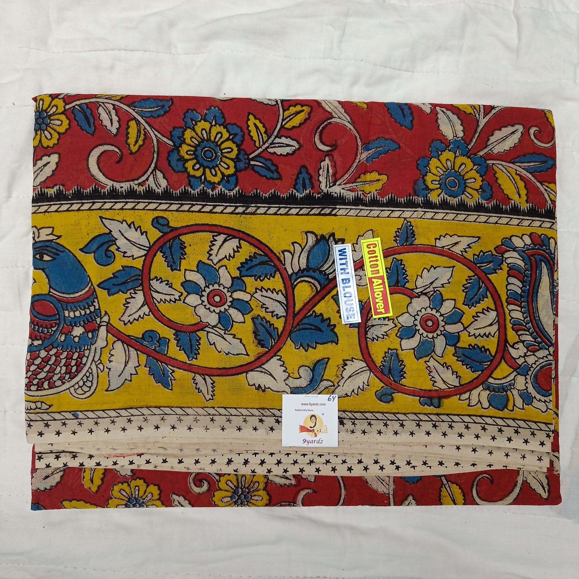 Kalamkari cotton 6yardz