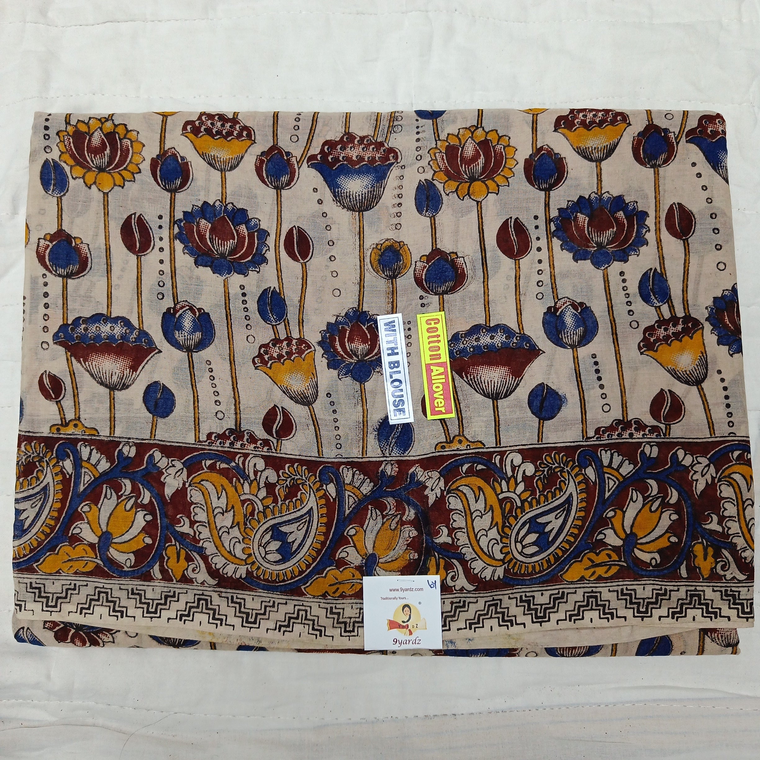 Kalamkari cotton 6yardz