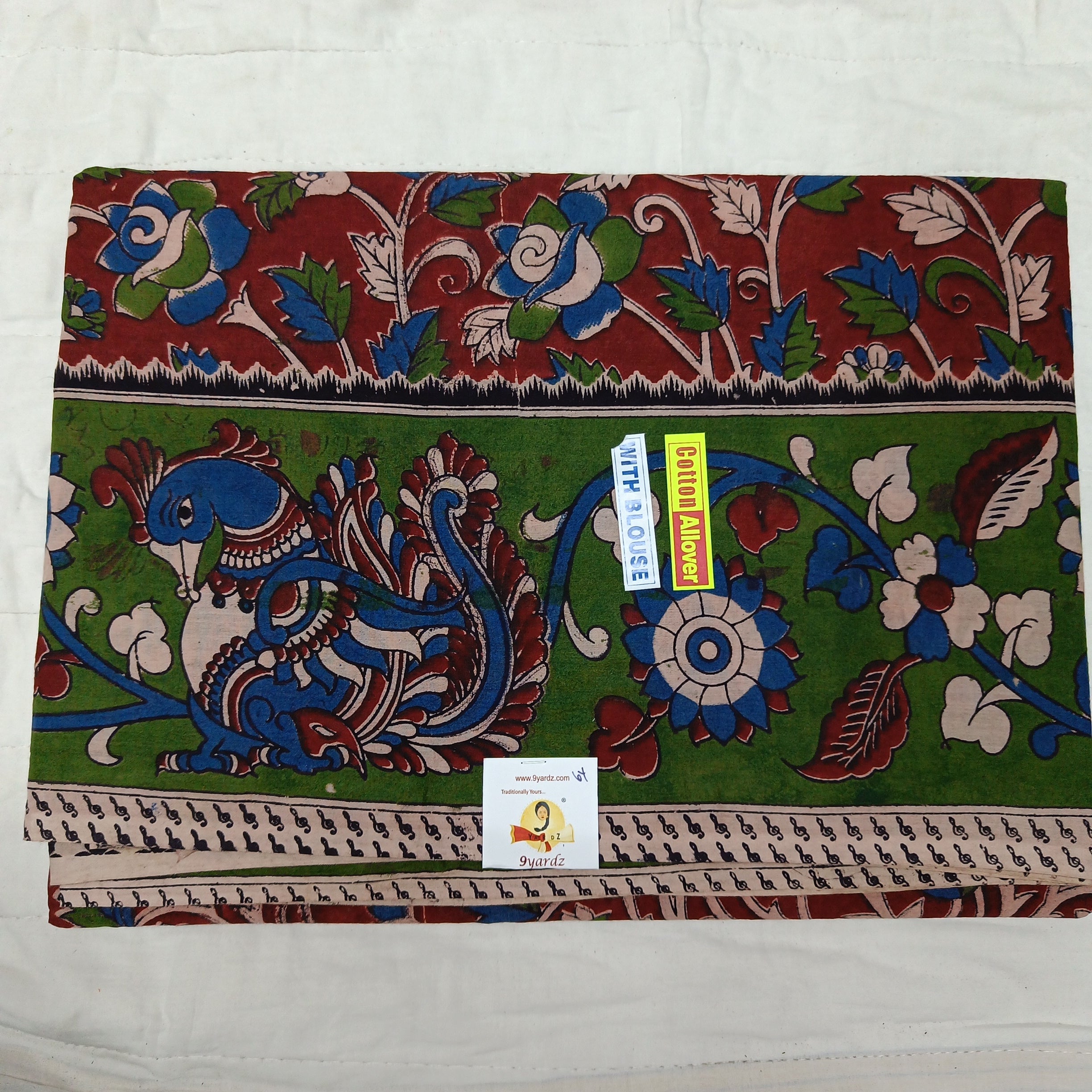 Kalamkari cotton 6yardz