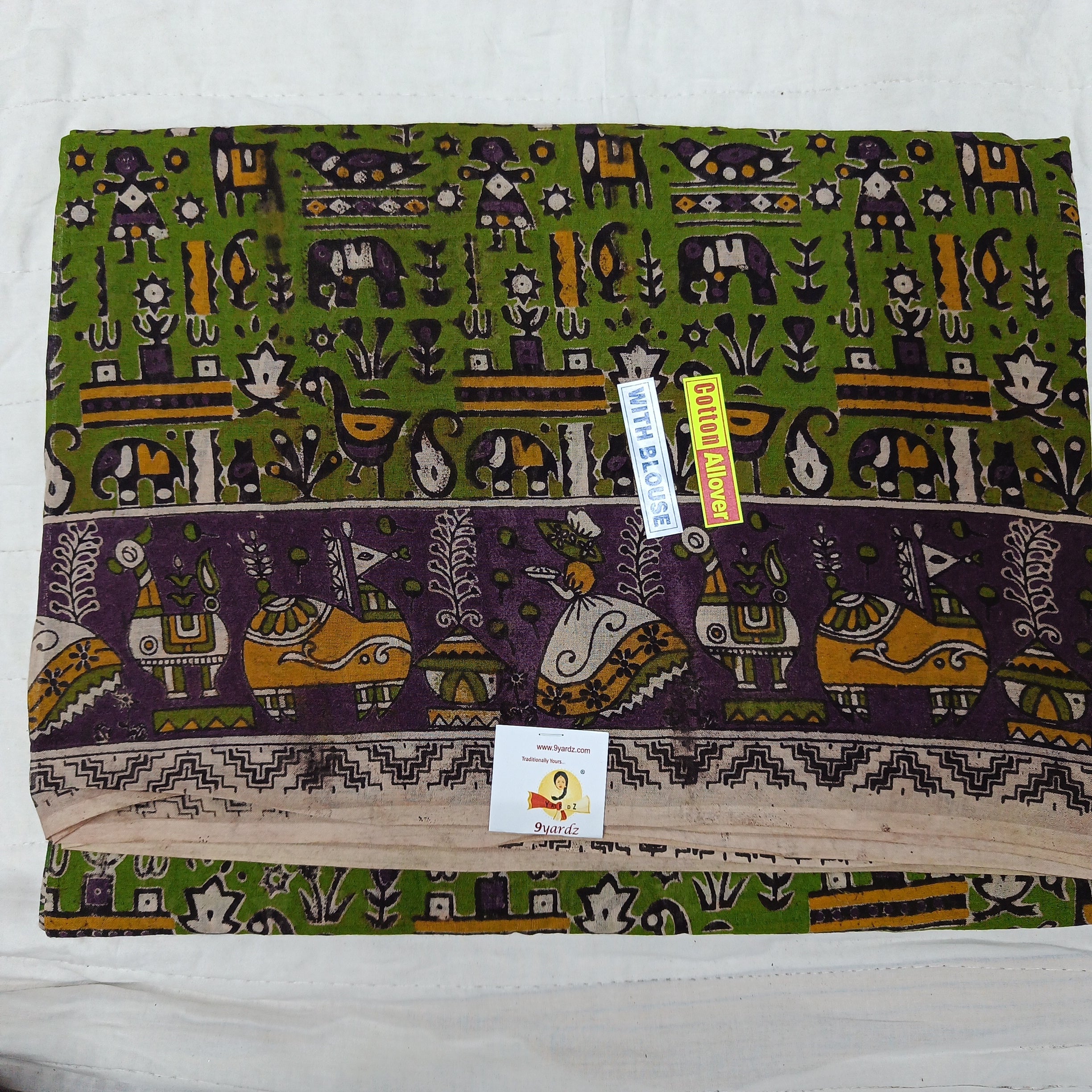 Kalamkari cotton 6yardz