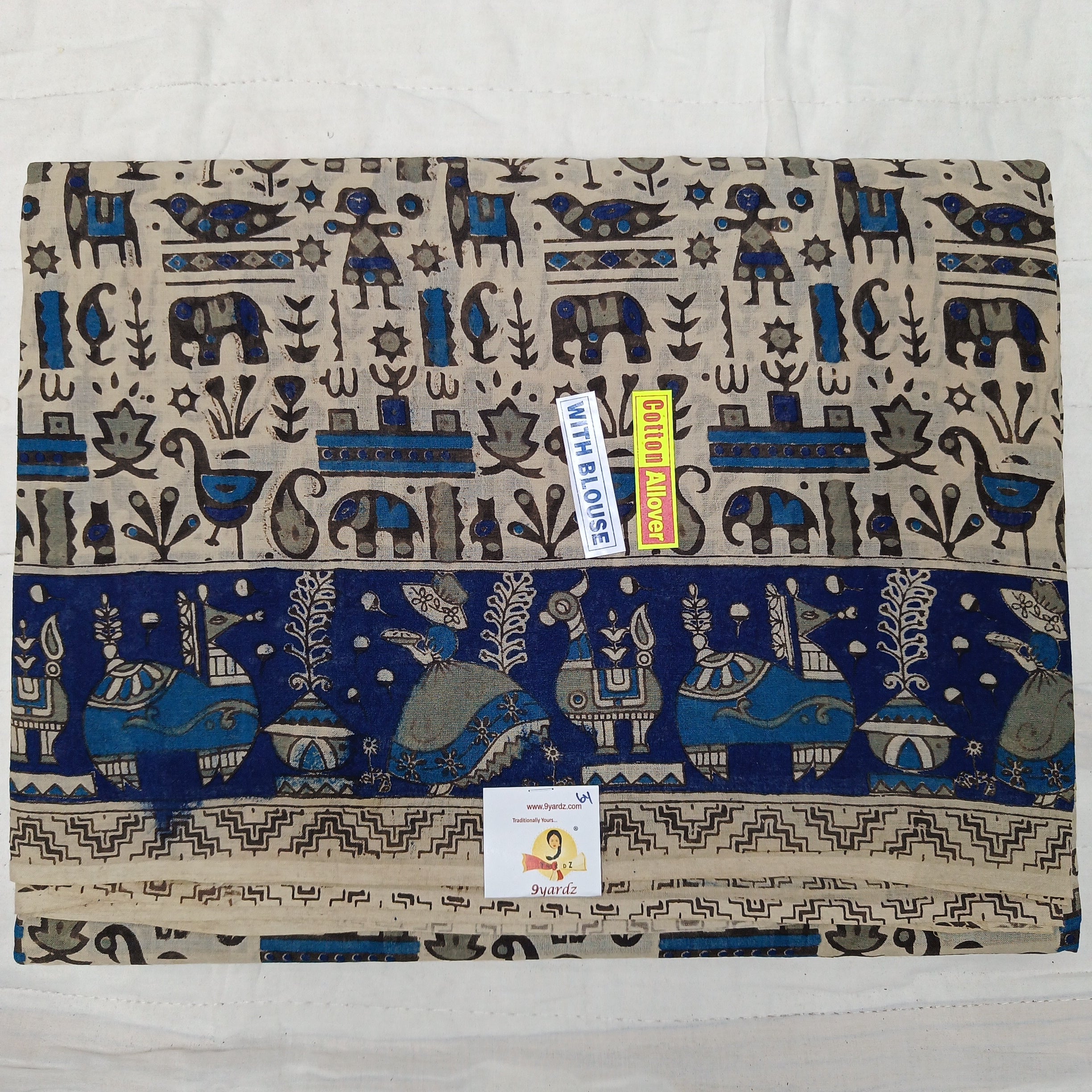 Kalamkari cotton 6yardz