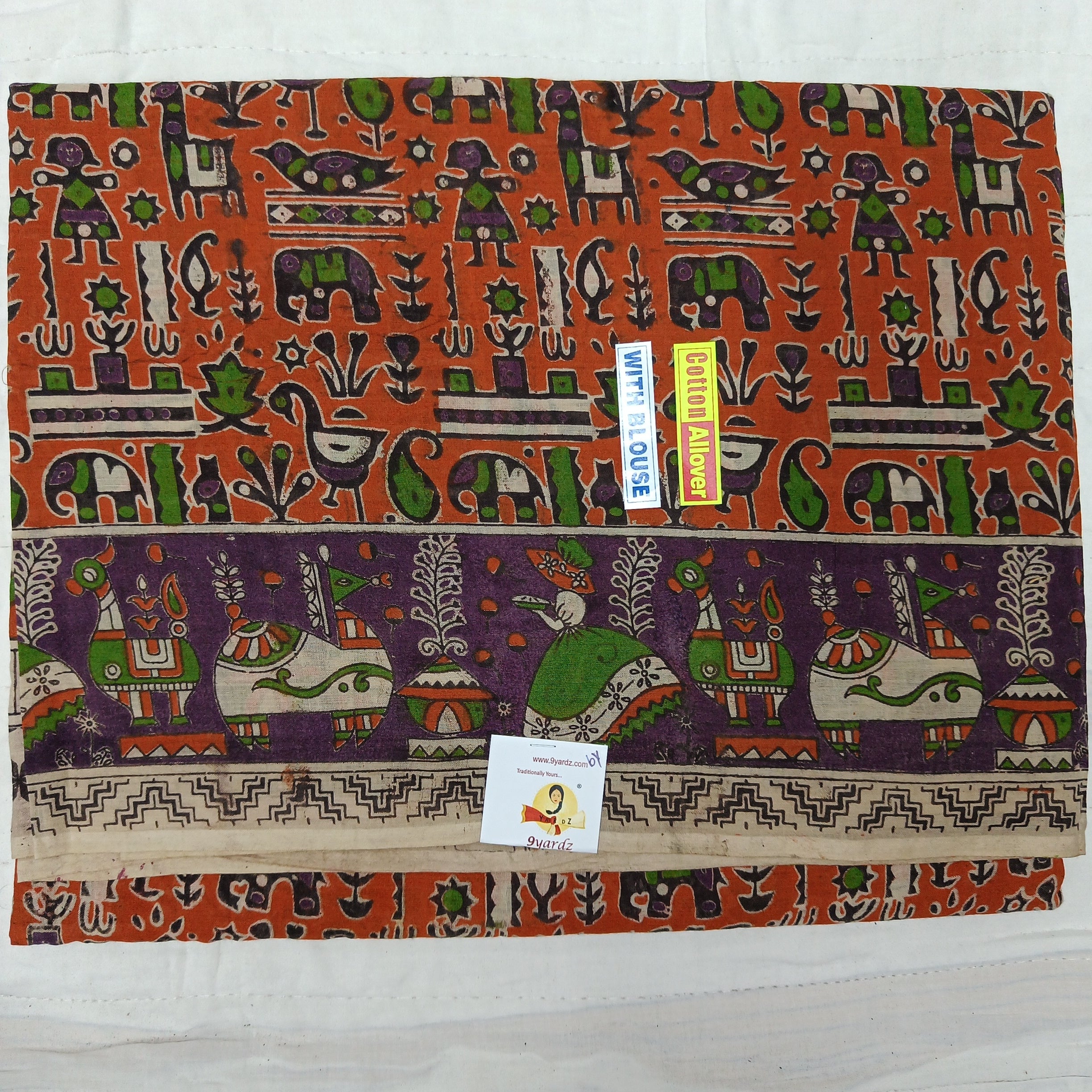 Kalamkari cotton 6yardz