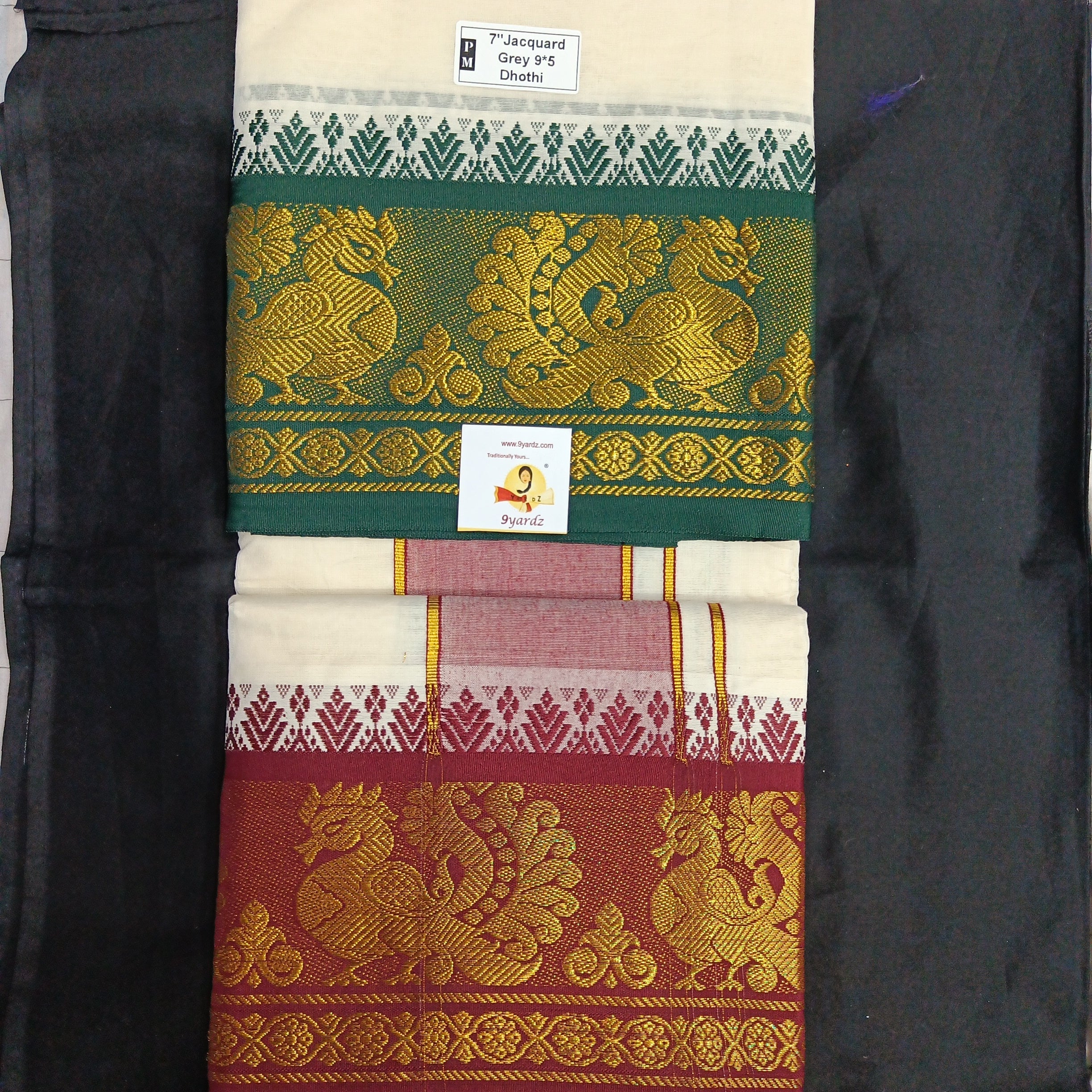 Cotton Dhothi Jacquard 9*5