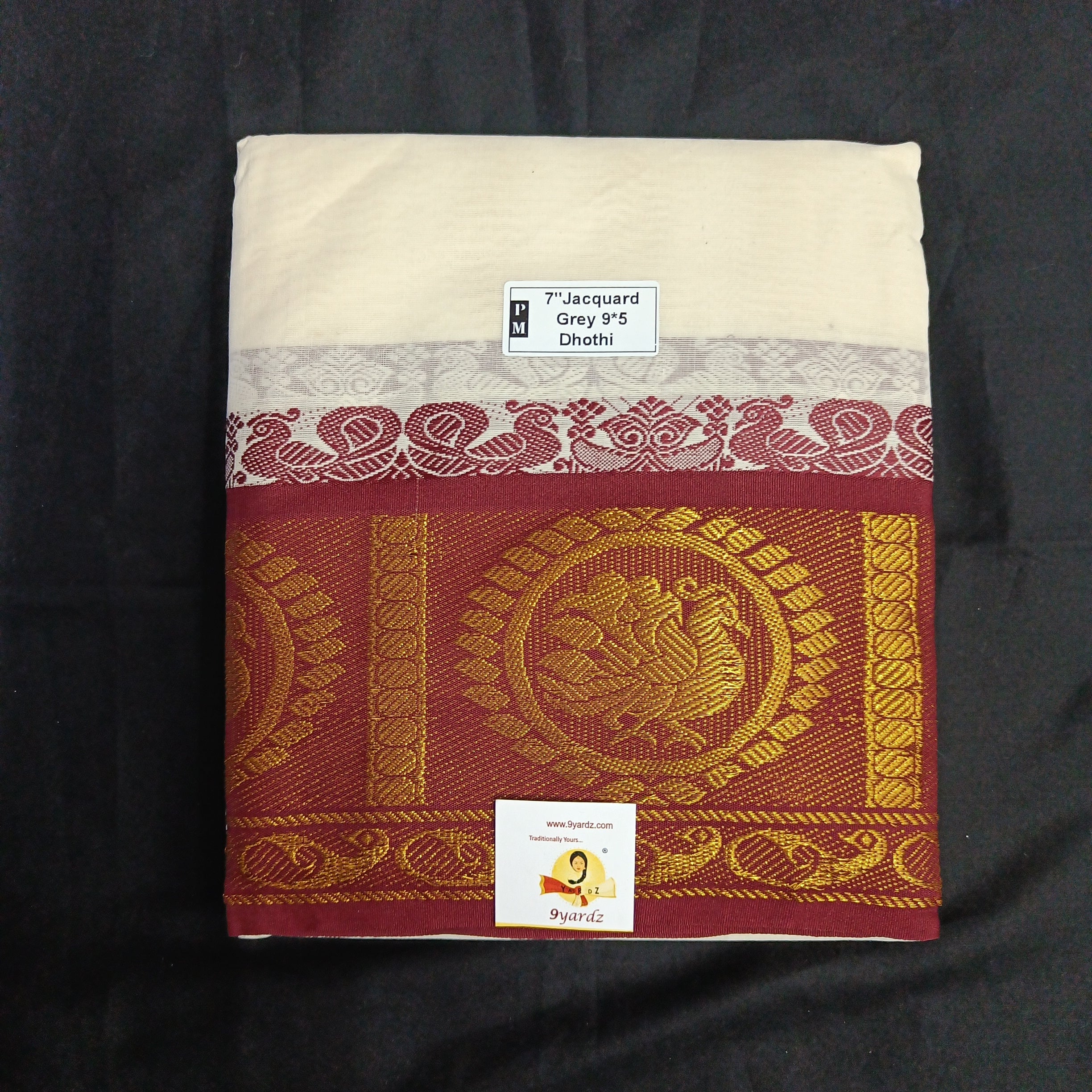 Cotton Dhothi Jacquard 9*5