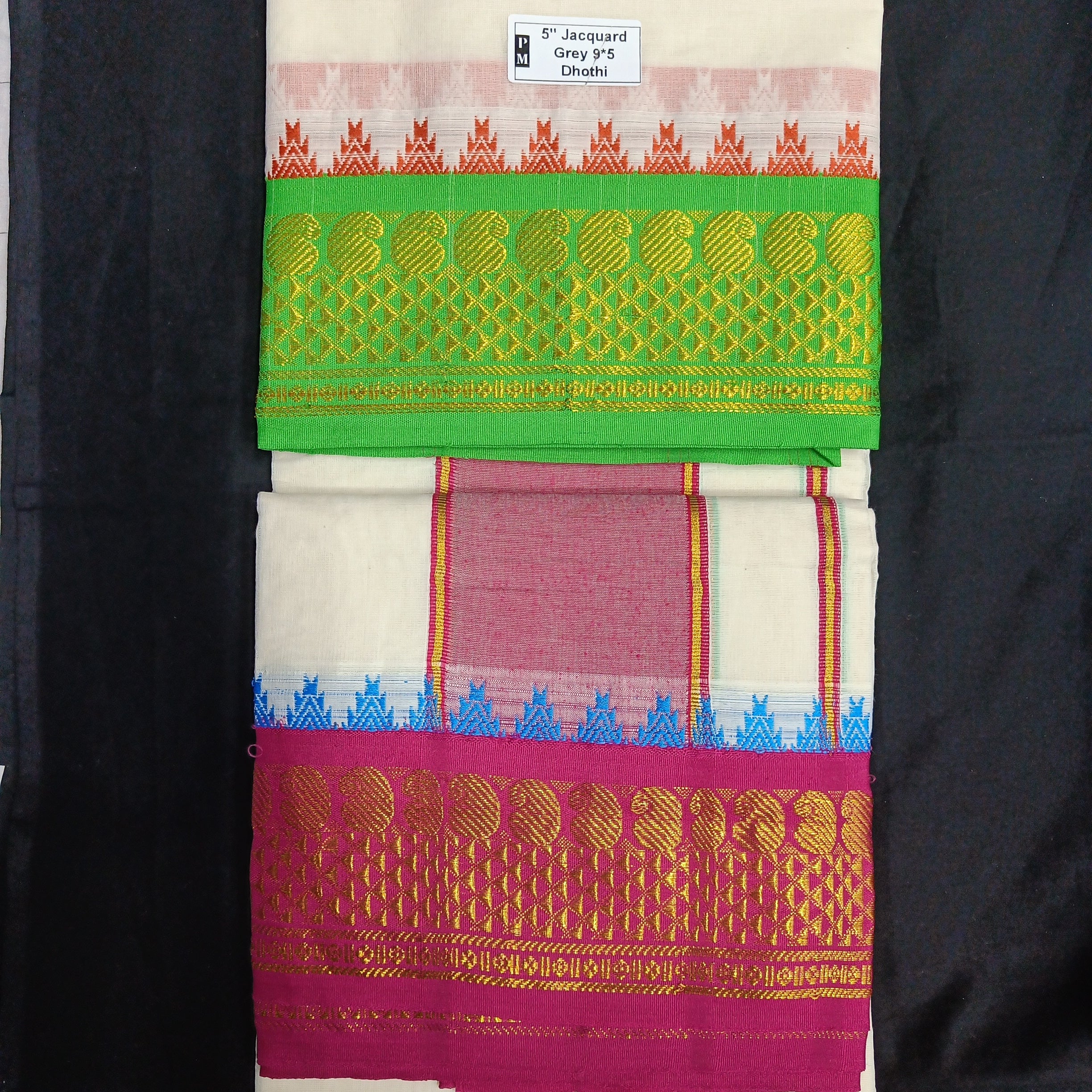 Cotton Dhothi Jacquard 9*5