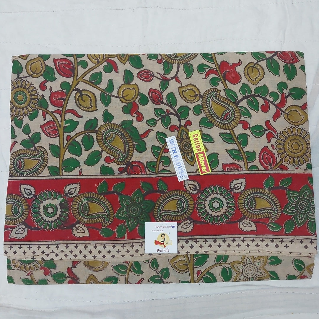 Kalamkari cotton 6yardz