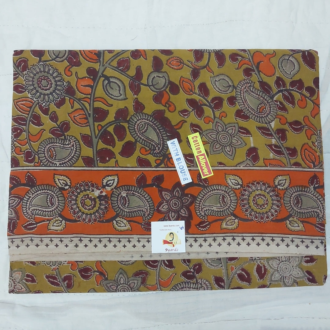 Kalamkari cotton 6yardz