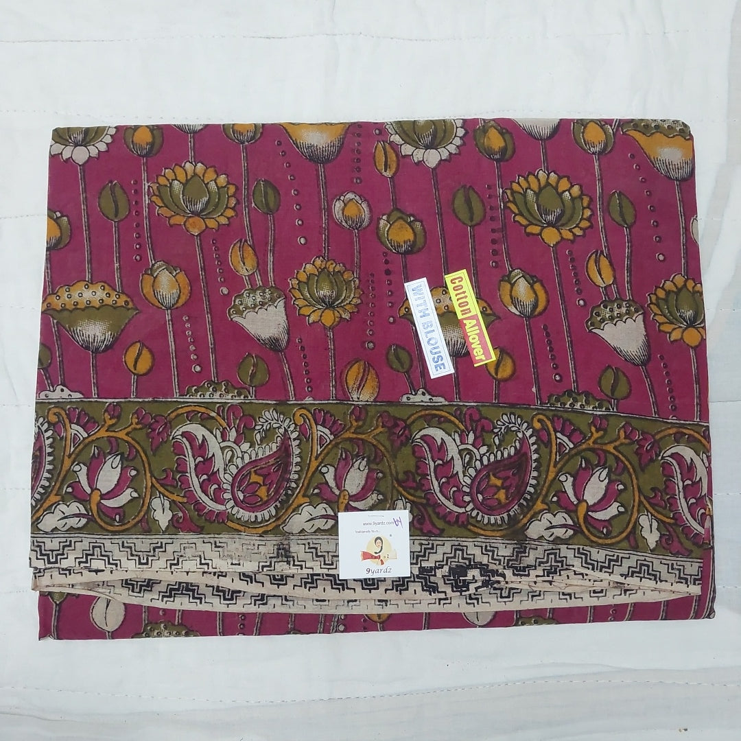 Kalamkari cotton 6yardz