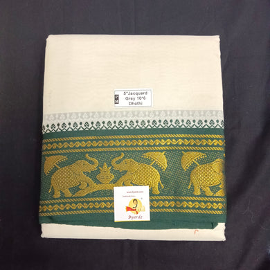 Cotton Dhothi Jacquard 10*6