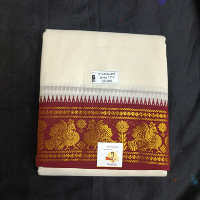 Cotton Dhothi Jacquard 10*6