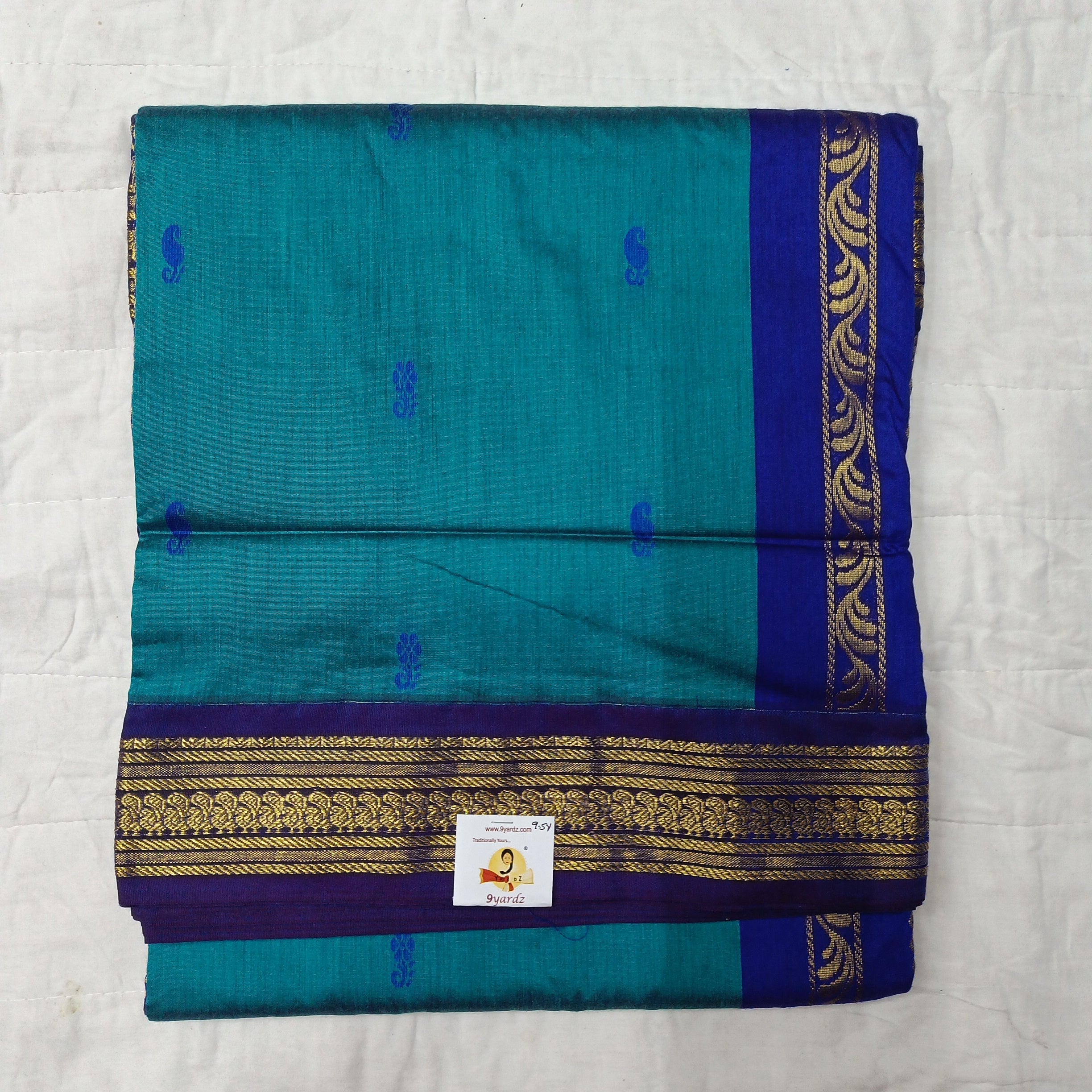 Kalyani Cotton Butta  9.5yardz