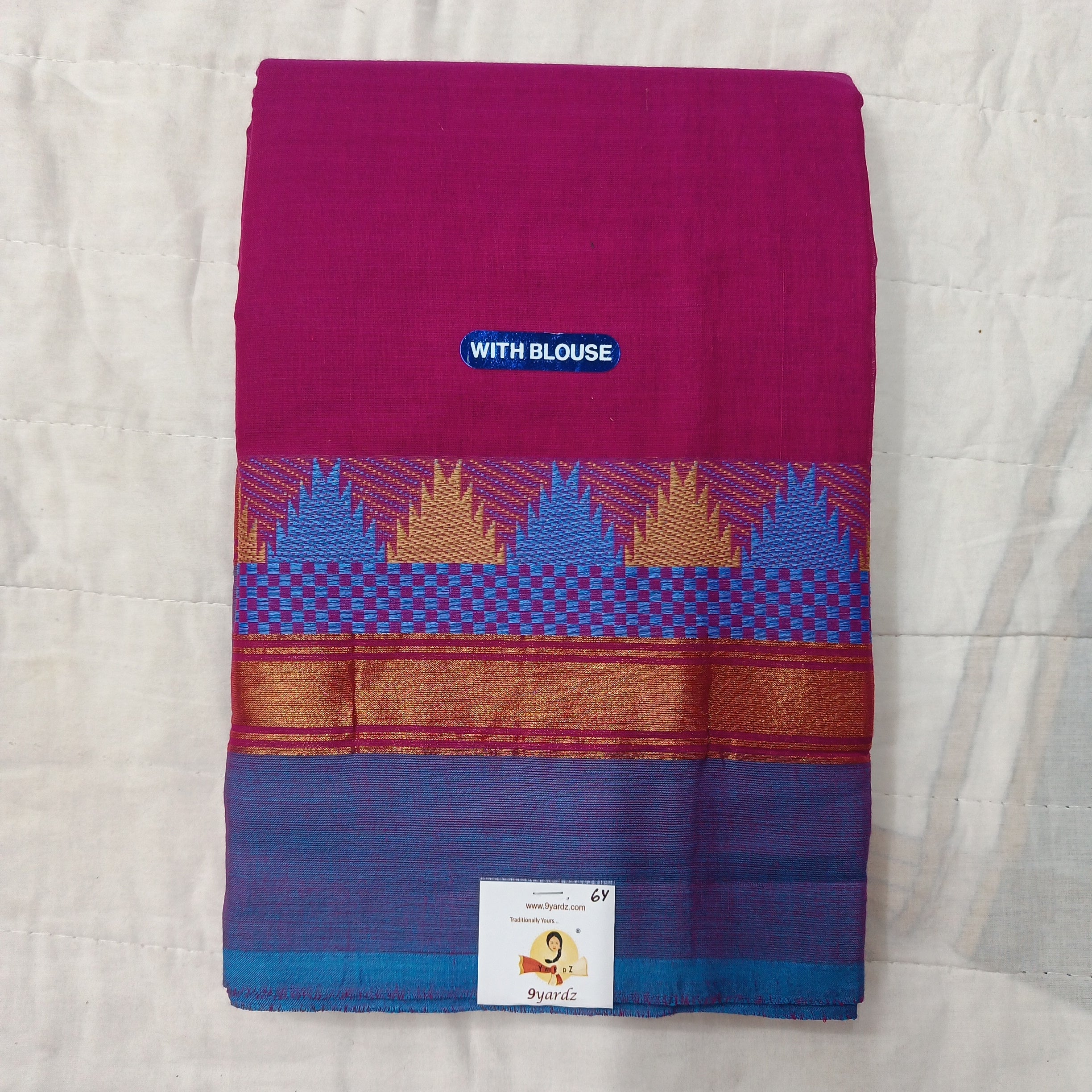 Chettinadu cotton 6 yardz