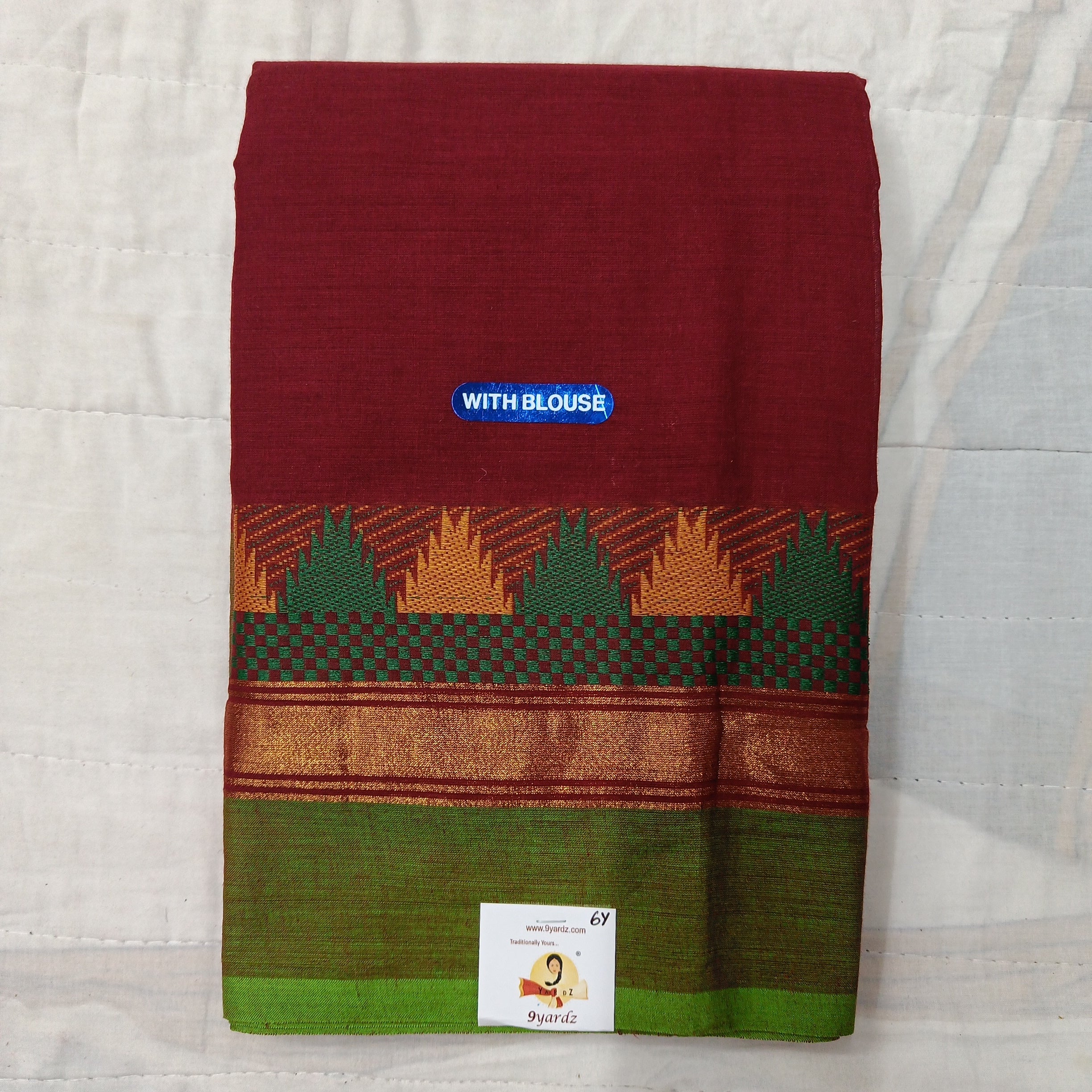 Chettinadu cotton 6 yardz