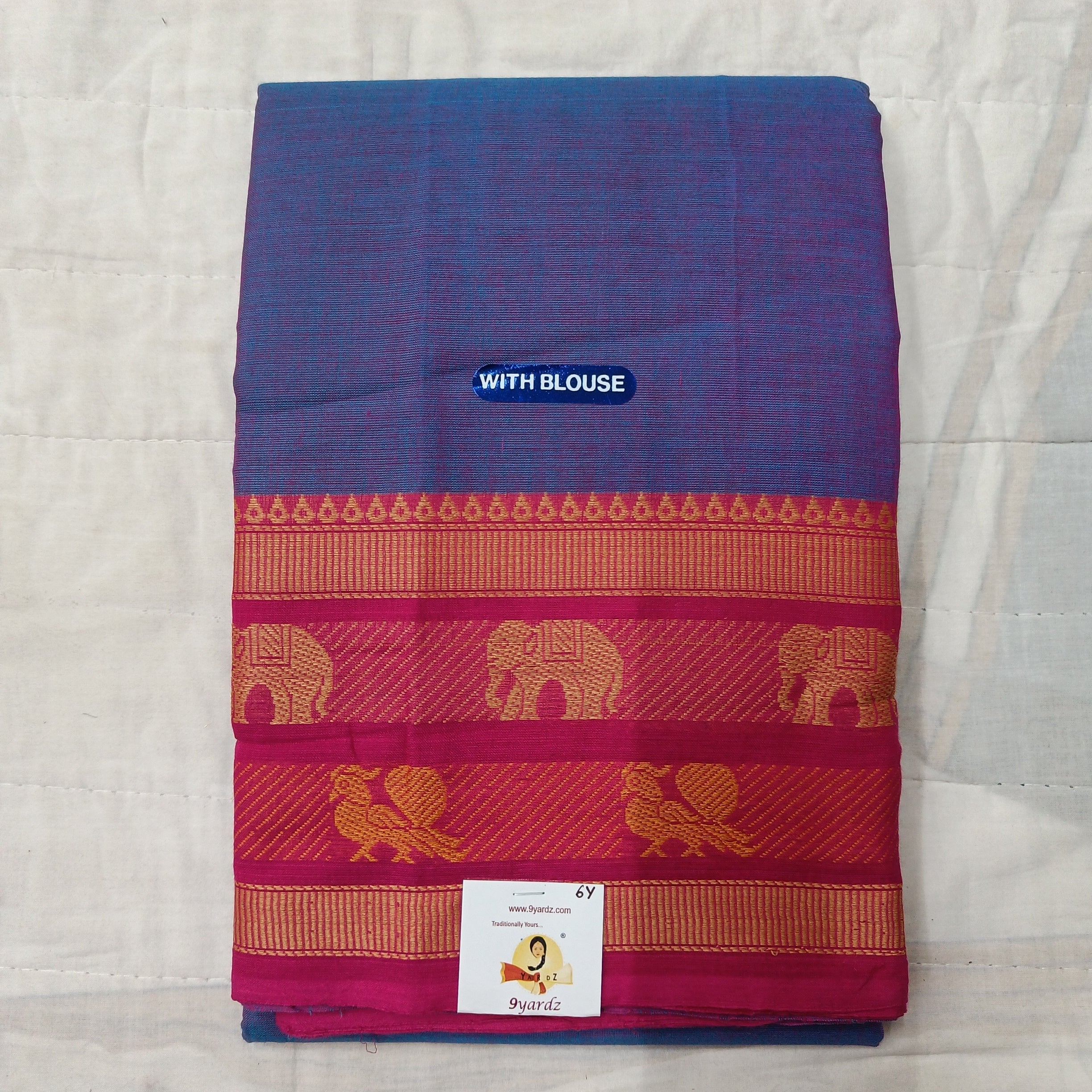 Chettinadu cotton 6 yardz