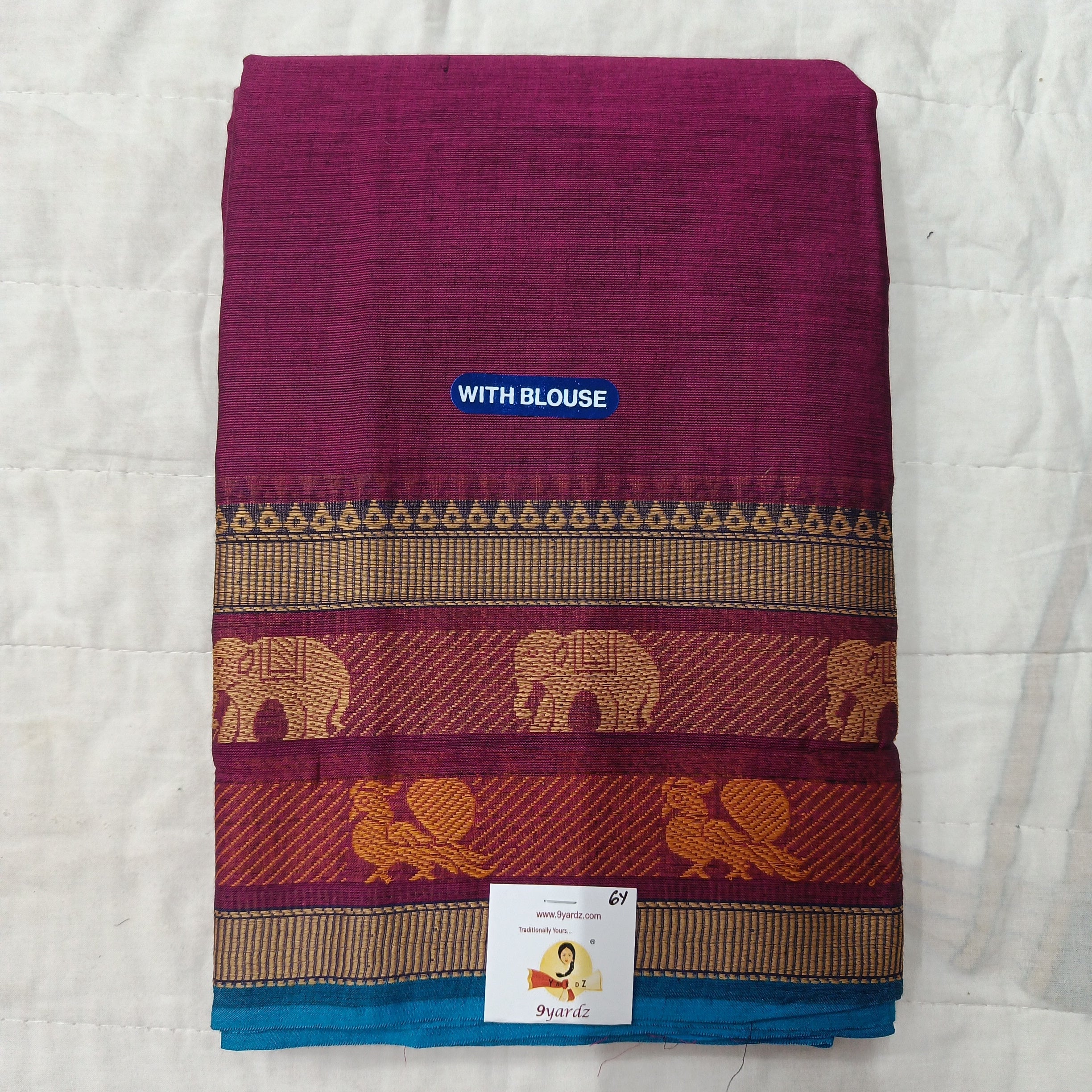 Chettinadu cotton 6 yardz