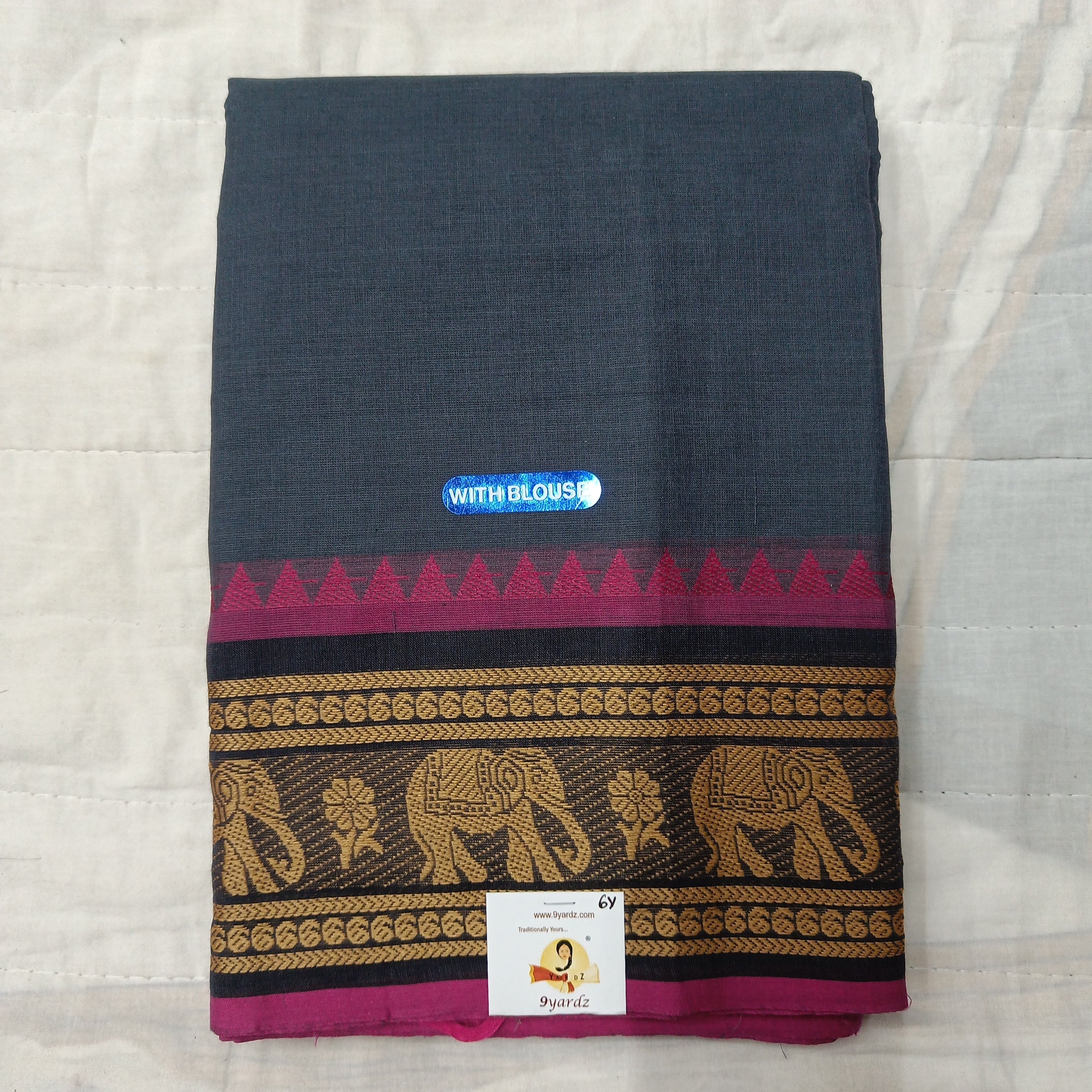 Chettinadu cotton 6 yardz