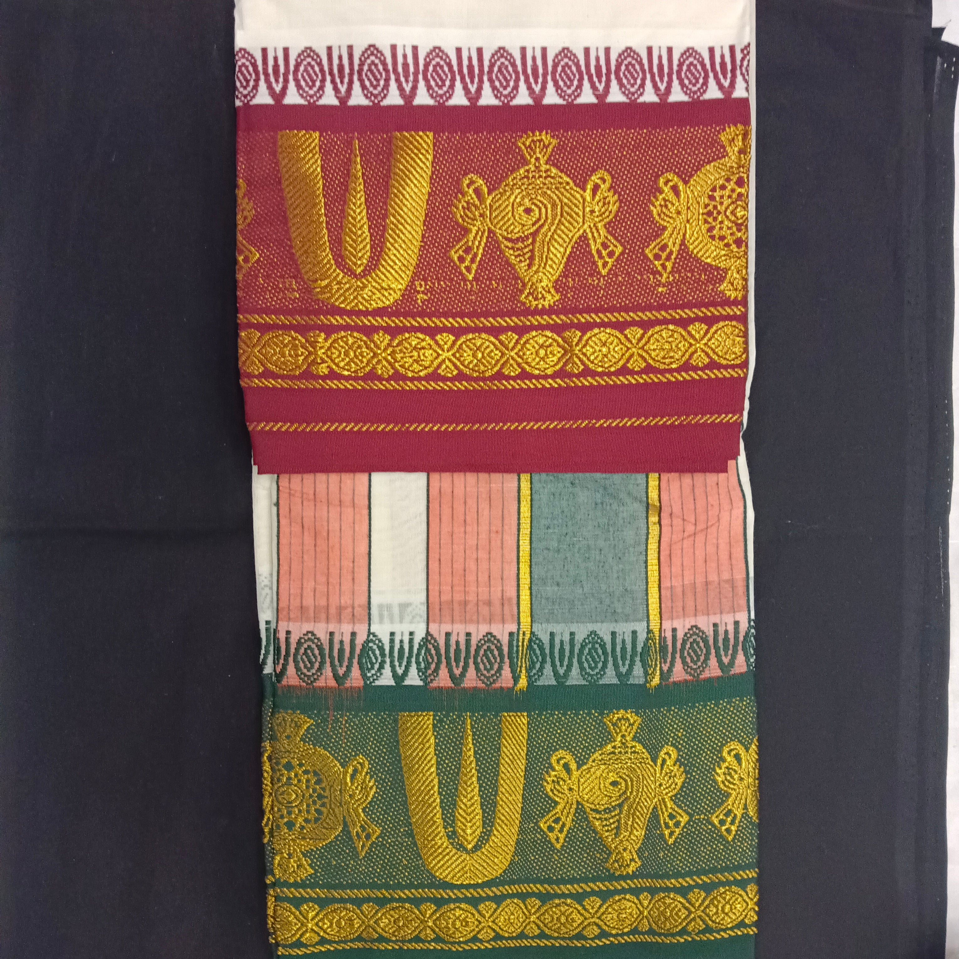 Cotton Dhothi Jacquard 9*5 KM