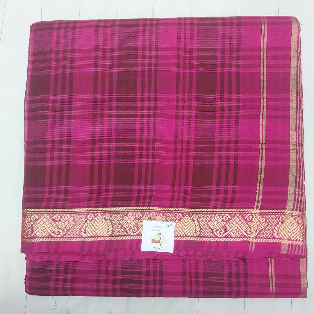 Chettinadu / Karaikudi cotton 10.5 yards madisar